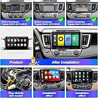 Vista 6 de Para RAV4 Actualización Android Radio Pantalla Táctil Compatible con Carplay Android Auto, Coche Estéreo Bluetooth Navegación Media Player GPS WiFi