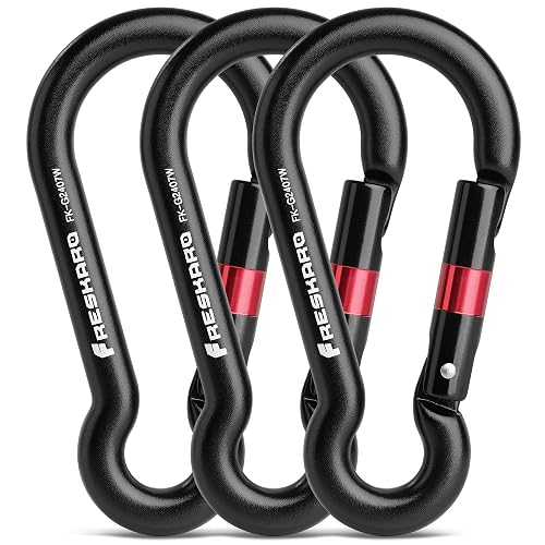 FresKaro 3inch 7kN Spring Snap Carabiners (AL7075)