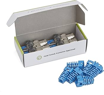 Amazon.com: TRUE CABLE Cat6A Toolless Field Termination Plug