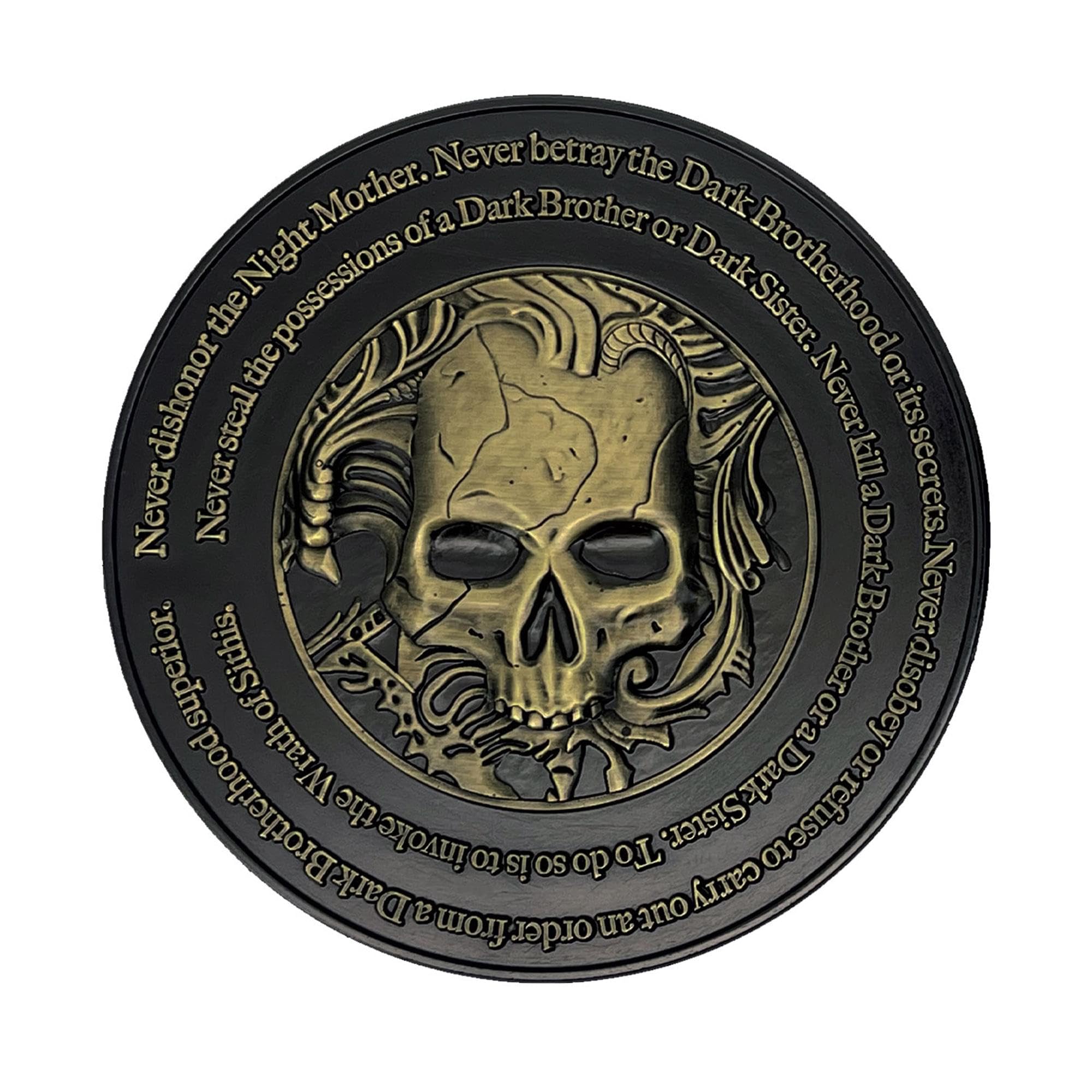 Fanattik The Elder Scrolls IV : Oblivion Dark Brotherhood Médaillon en métal édition limitée