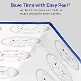 Avery Printable Round Labels with Sure Feed, 3/4" Diameter, Glossy Clear, 400 Customizable Labels (4222) – view 5