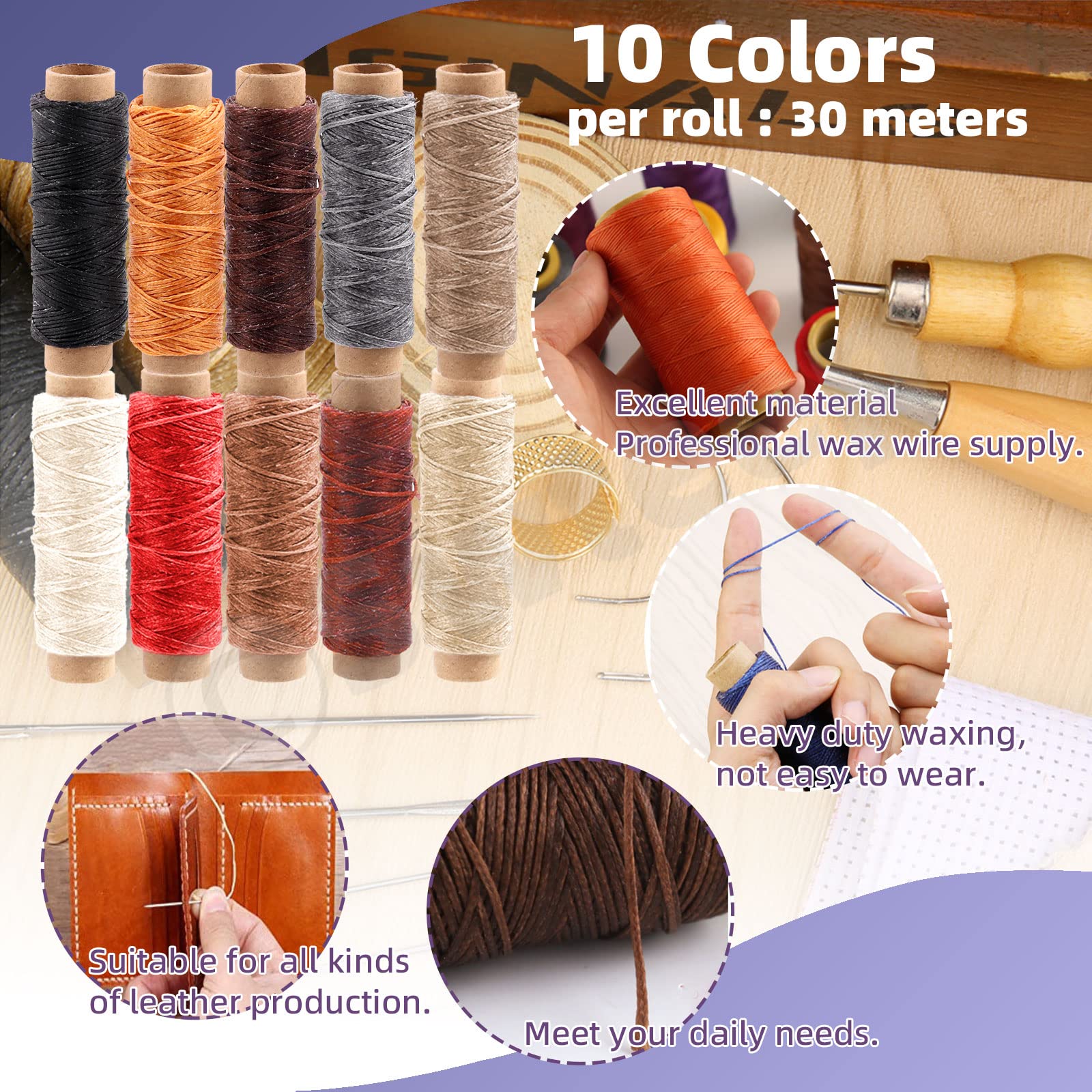 Outils De Travail Du Cuir Outils Et Fournitures En Cuir Kit D'artisanat