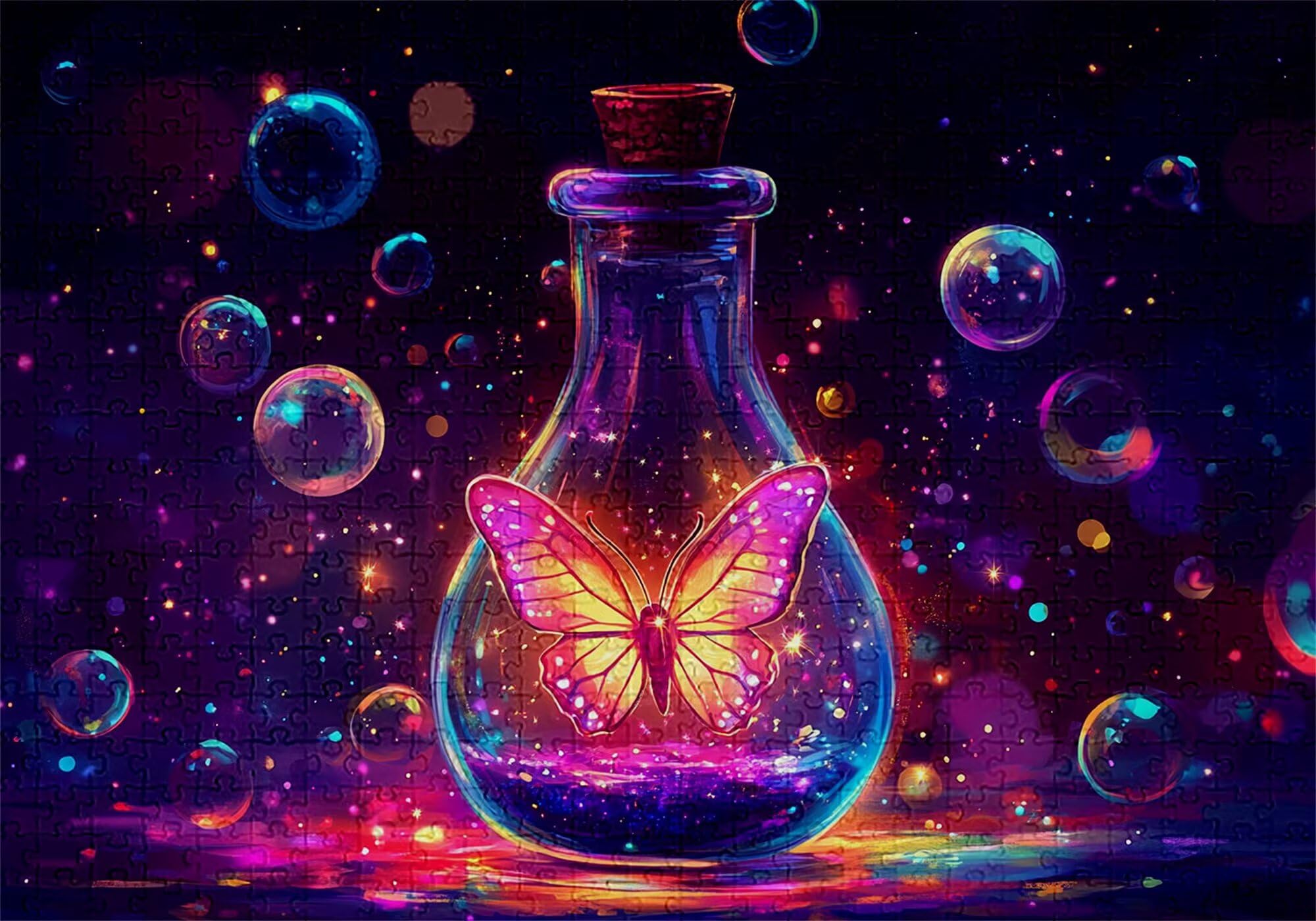 Puzzle 3000 elementów motyl puzzle dla dorosłych sen 122 x 81 cm unikalne rzemiosło klasyczne 3D drewniana układanka do rodzinnych gier aktywnych, układanka zrób to sam do dekoracji ścian domu