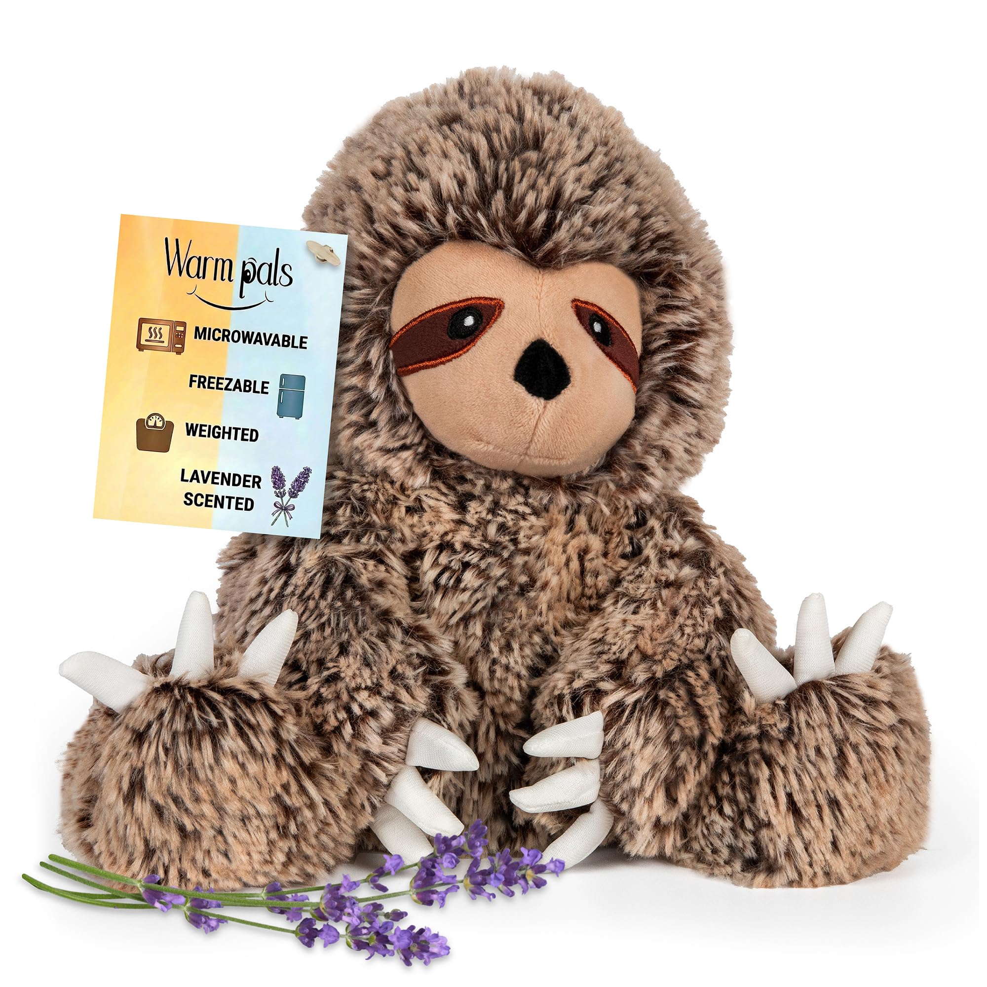 Amazon.com: Warm Pals - Slowpoke Sloth - Cozy Microwavable