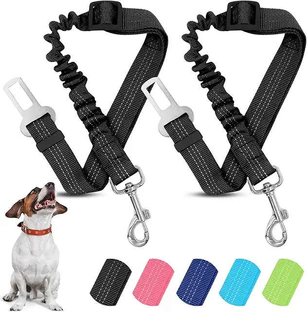 Cinturón Seguridad Perro Coche Homologado - Arnés Ajustable Universal para Mascotas