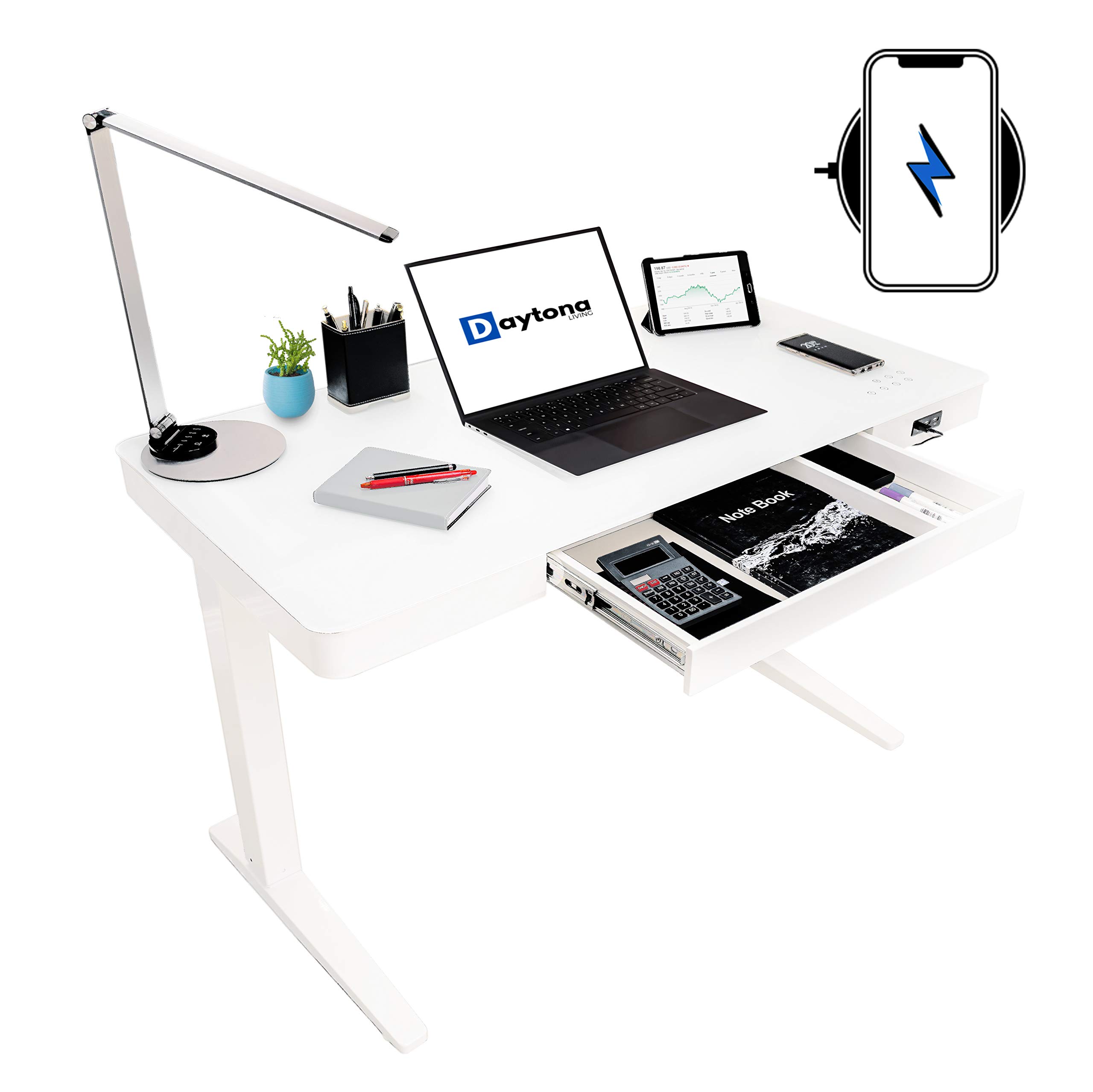 Buy DAYTONA LIVING Electric Height adjustable Standing Desk, with