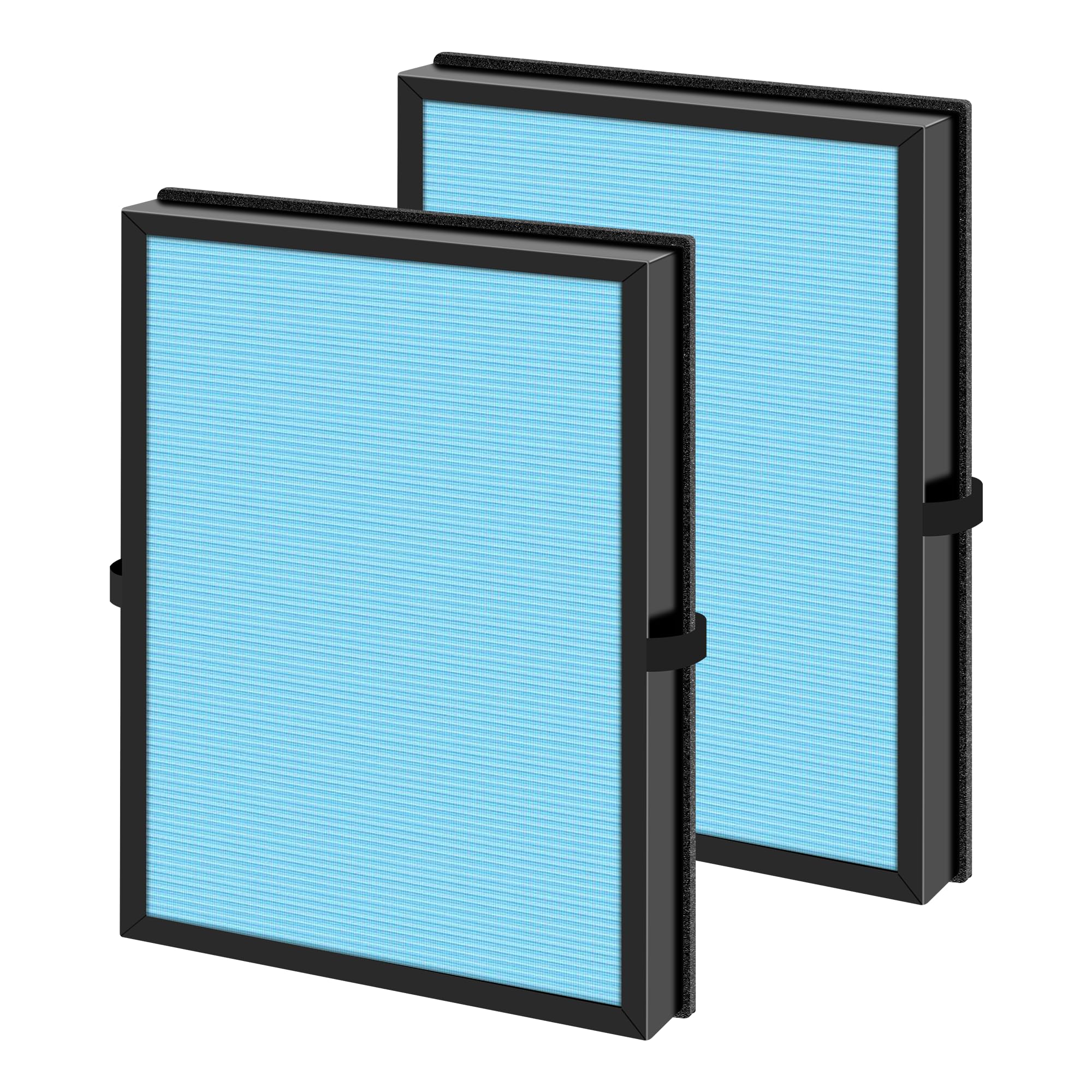 MK04 Air Filter Replacement for AROEVE MK04 MG04JH Air Purifier, 4-Layers H13 Ture HEPA, High-Efficiency Activated Carbon Filter, Standard Version, 2 Pack