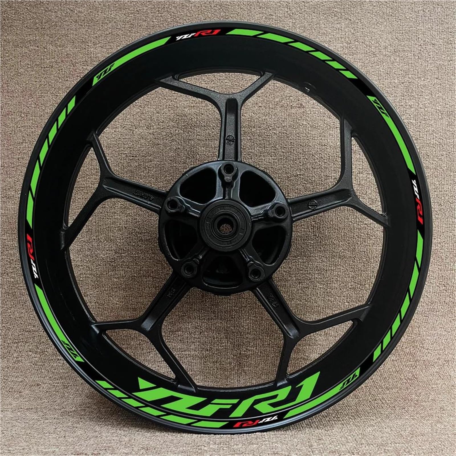 Wheel Stickers Motorcycle Wheel Stickers Rim Reflective Decal for YZFR1 YZF R1 YZF-R1 Stripe Decals Hub Sticker Rim Reflective Decal