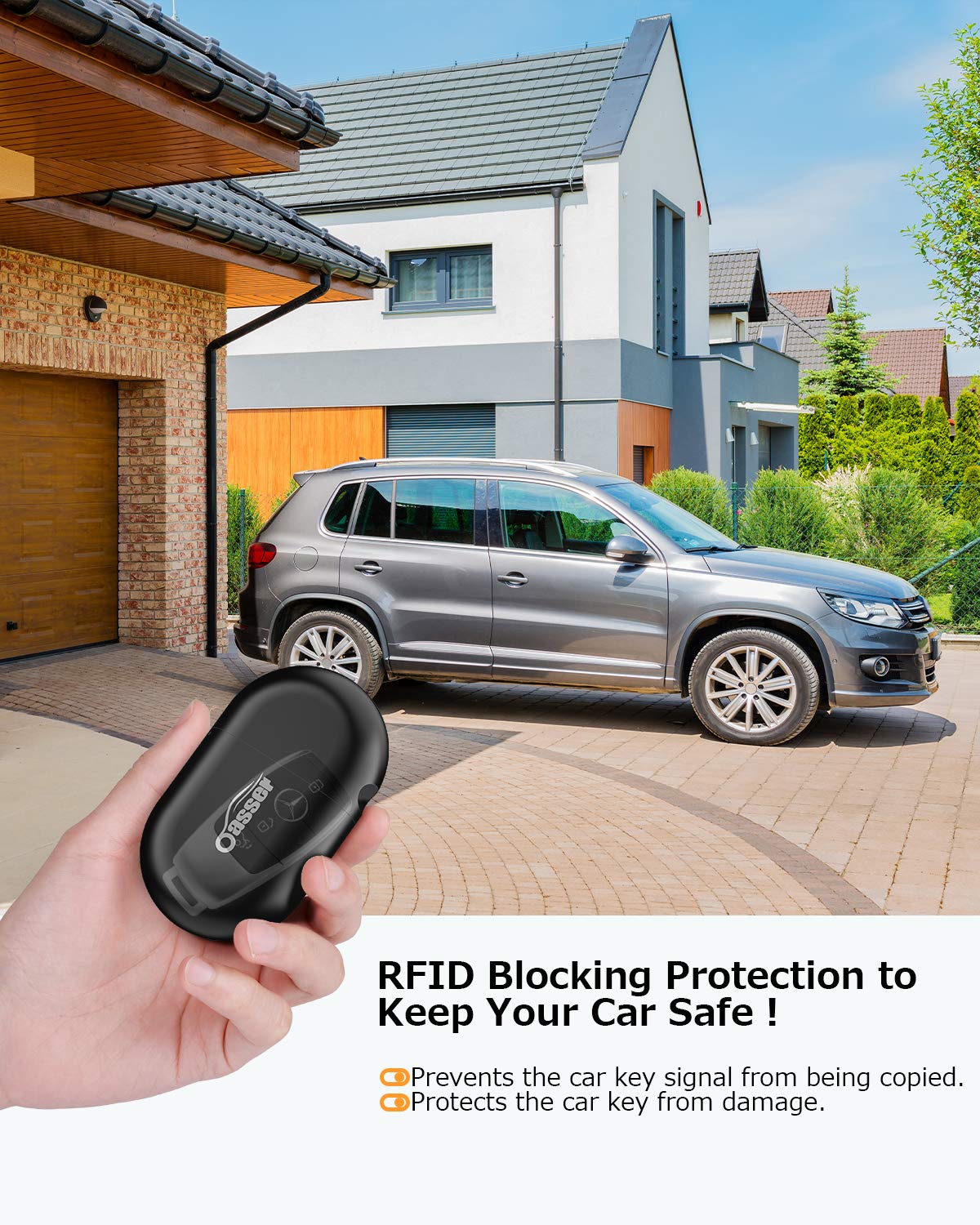Car Safety & Security Remote Starters Aluminium Car Key Signal Blocking