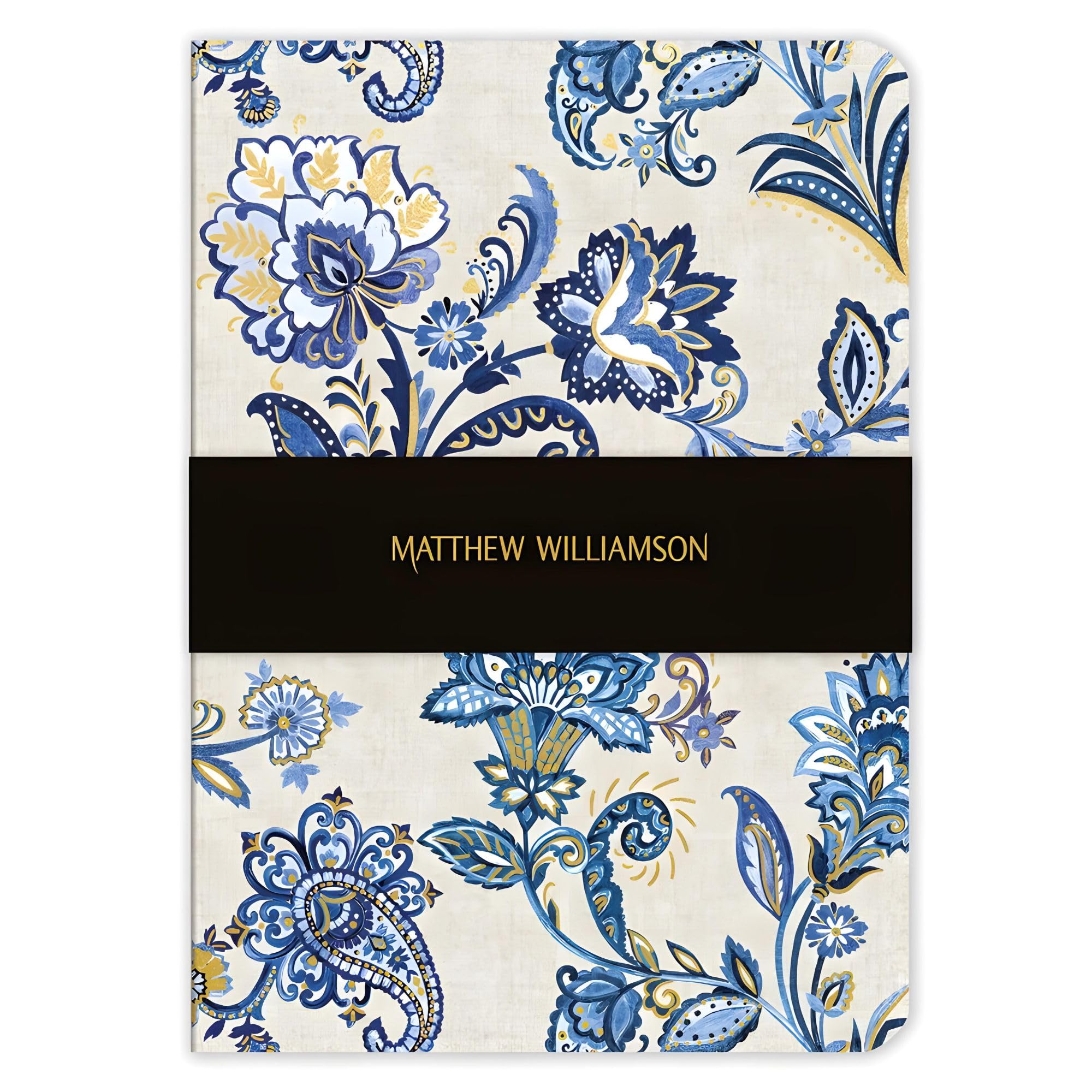 Museums & Galleries Paisley Floral Matthew Williamson Design A5 Journal - Softcover Notebook - 148 x 210mm - Artistic Stationery