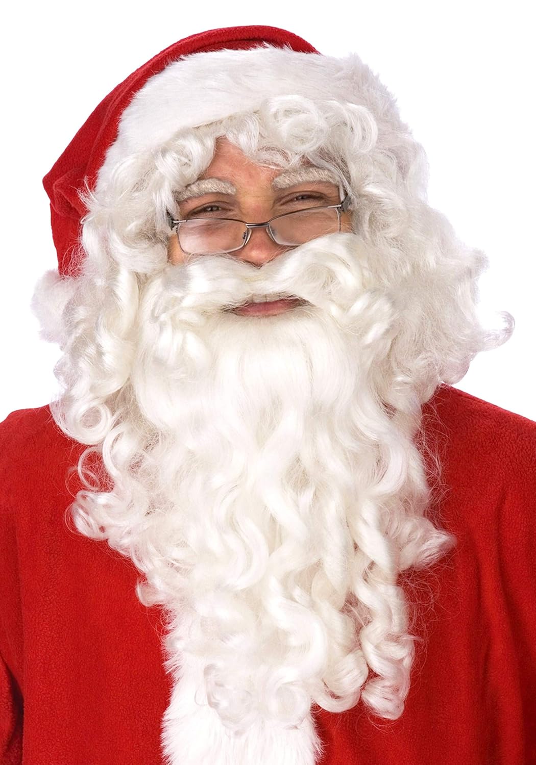Fun Costumes Men's Santa Claus Accessory Adult Santa Claus Wig and Beard Standard