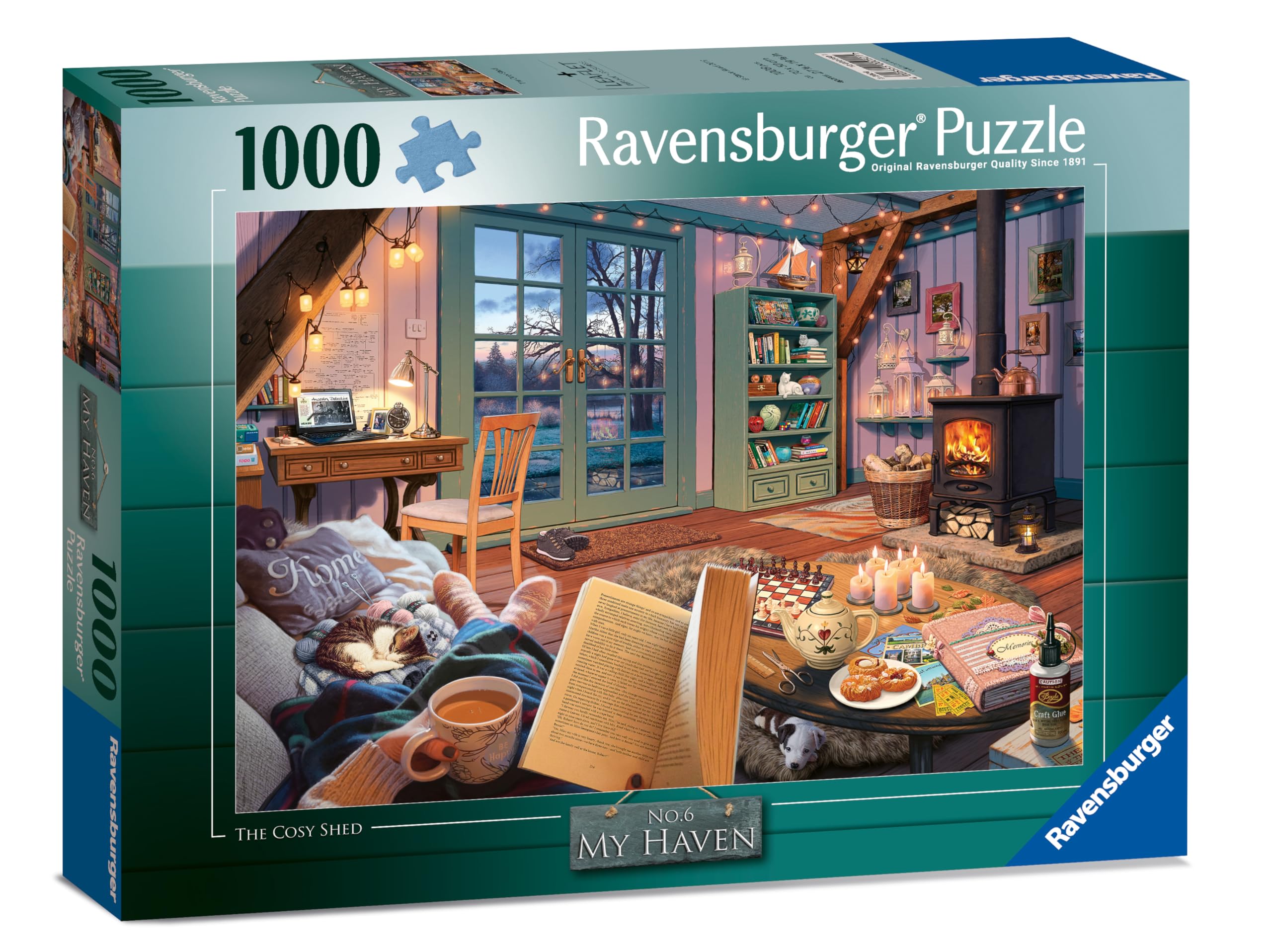 The Cosy Shed - 1000 Piece Version of Cozy Retreat | Engaging Imagery | Perfect Interlock…