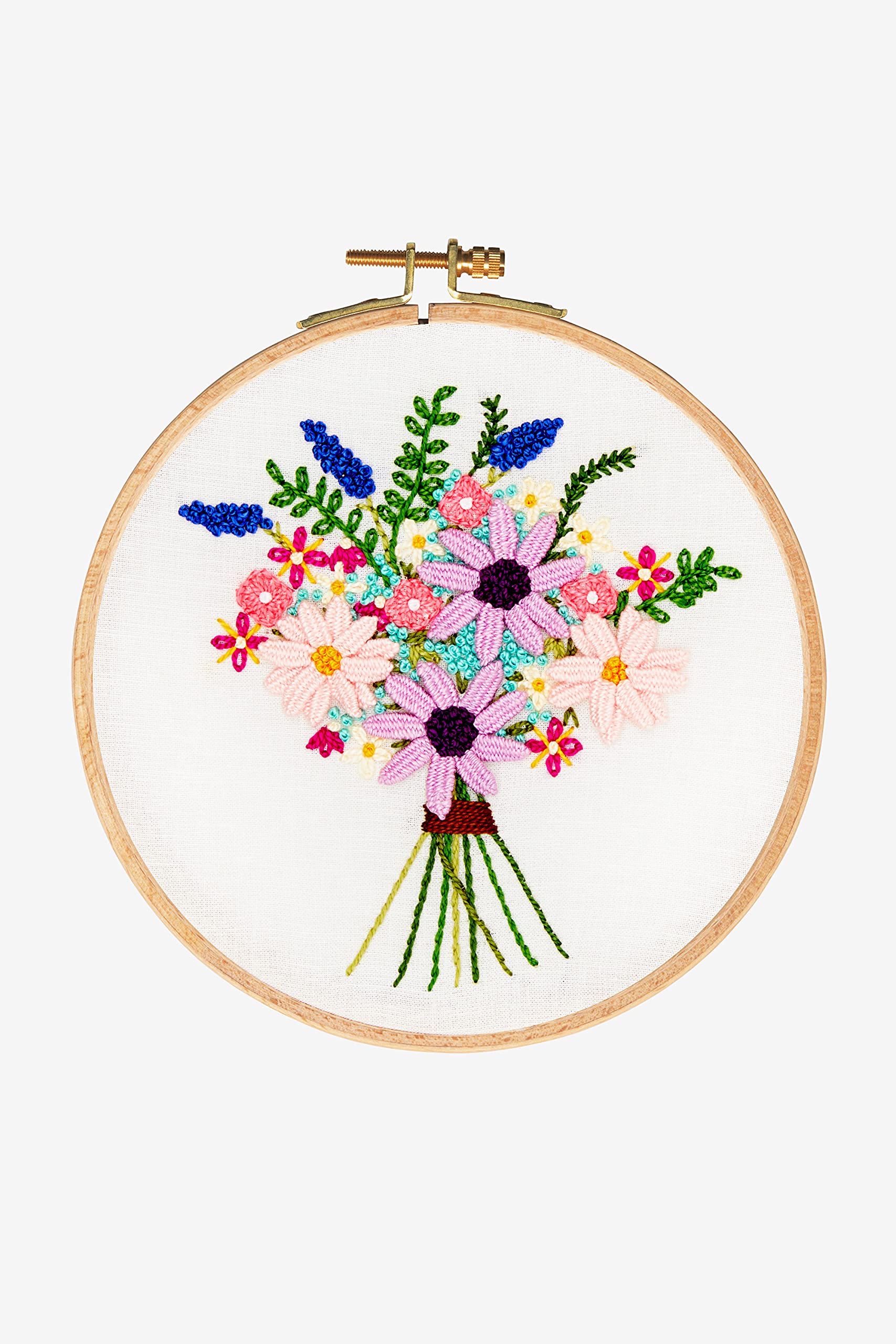 Dmc Multi Cosmos Bouqet Embroidery Kit