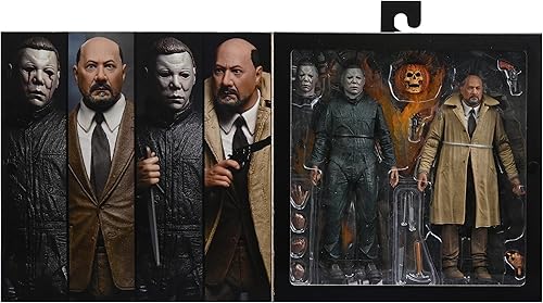 Miniatura 4 de NECA - Halloween 2 Michael Myers &amp; Dr. Loomis Figura de acción 2 unidades