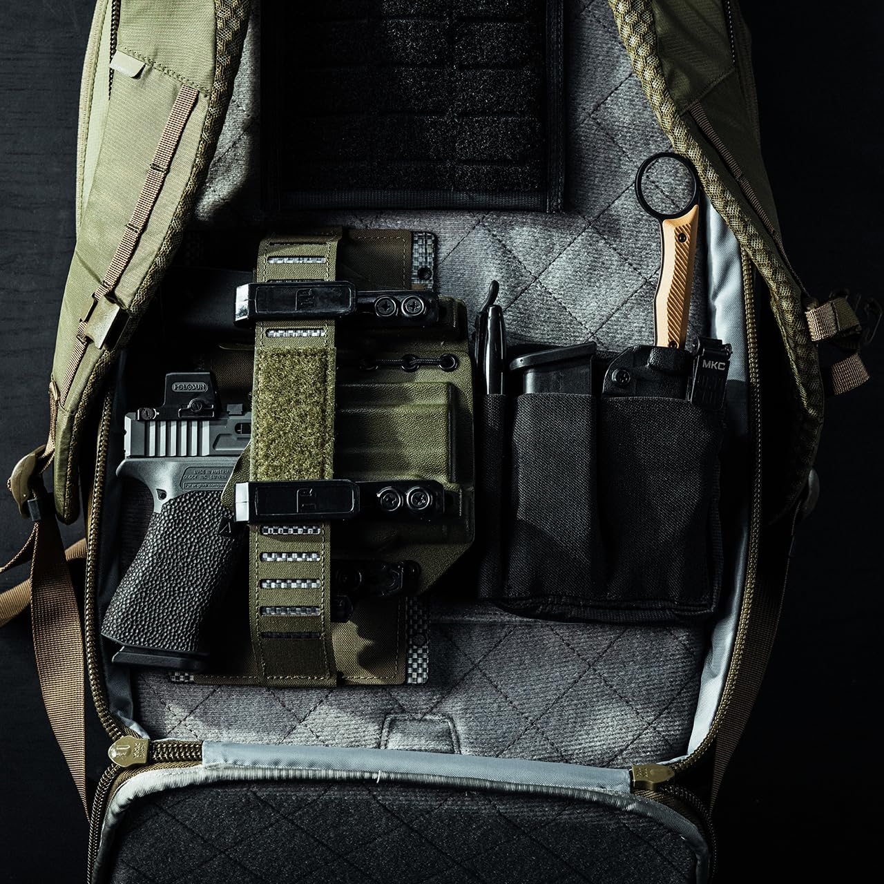 Eberlestock Fade Transport - EDC Backpack for Everday Carry - Fully Customizable System - 18 Tall and 18L of Volume - Black product thumbnail 6