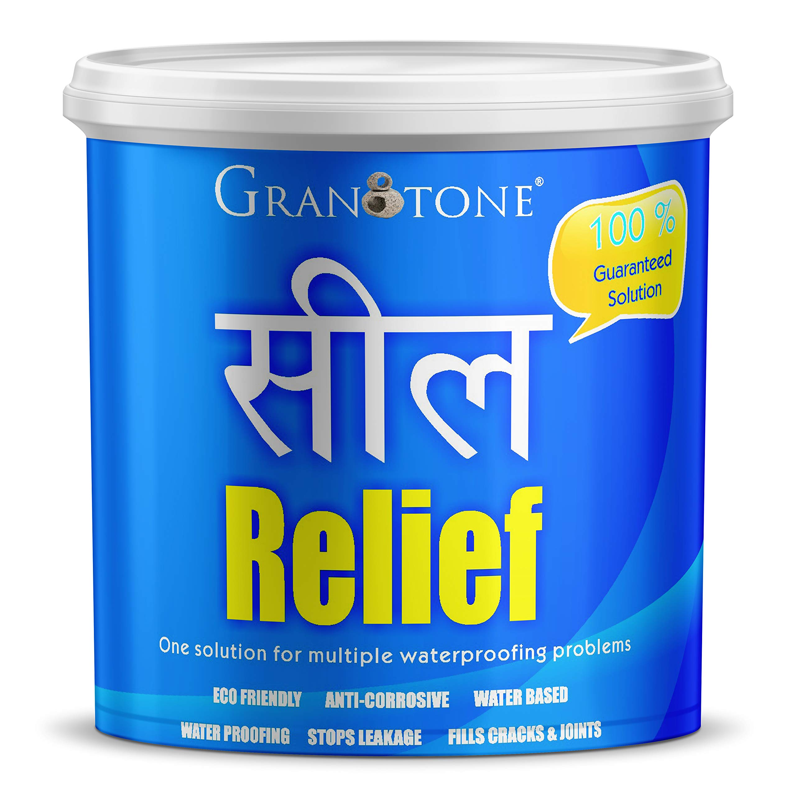 Seal Relief Elastomeric Liquid Rubber with Reinforcement Fabric (2 ft x 1 ft, Black) (800 GMS)