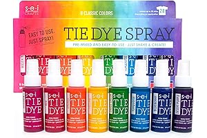 Custom Fabric Dye Project with Easy Step-by-step Tie Dye Kit