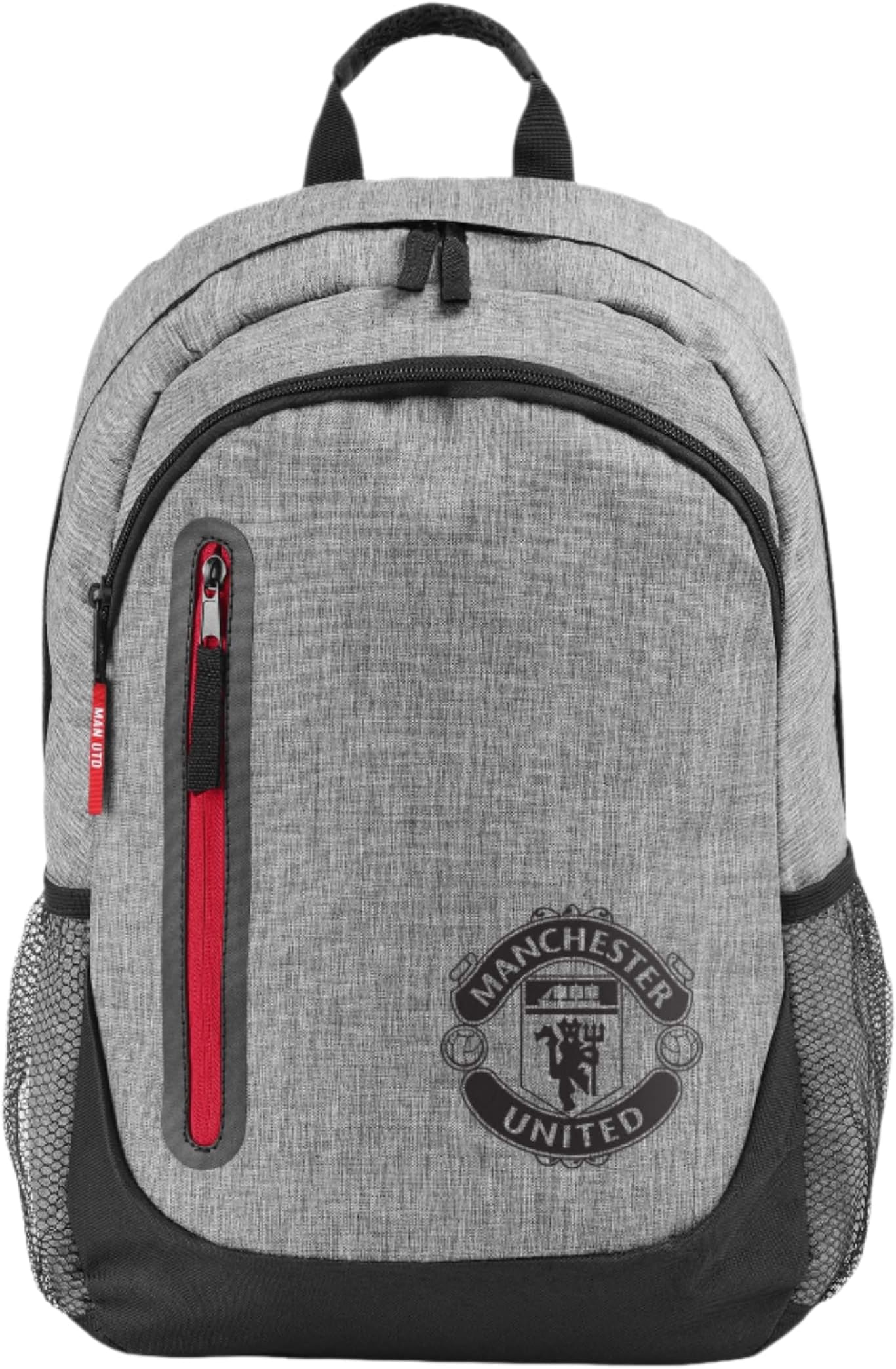 FOCO Officially Licensed Manchester United FC Grey Mono Football Backpack
