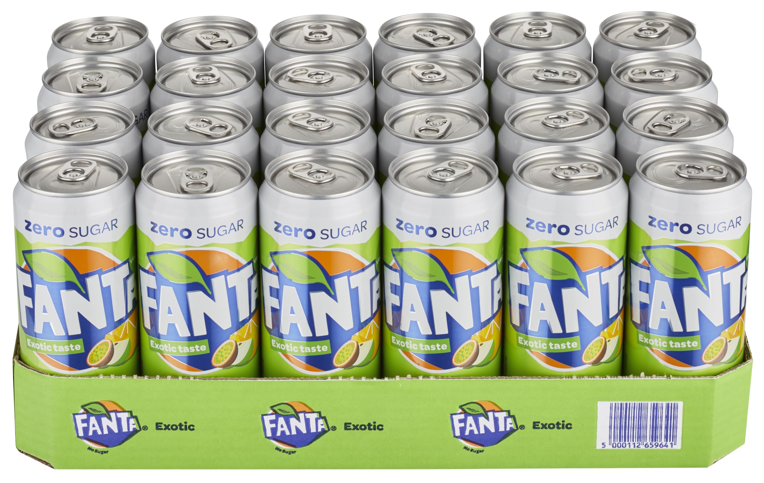Fanta | Exotic | Zero Sugar | Sleek blik | 24 x 33 cl