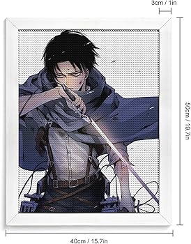 Amazon | 進撃の巨人 リヴァイ ダイヤモンドアート 5Dダイヤモンド