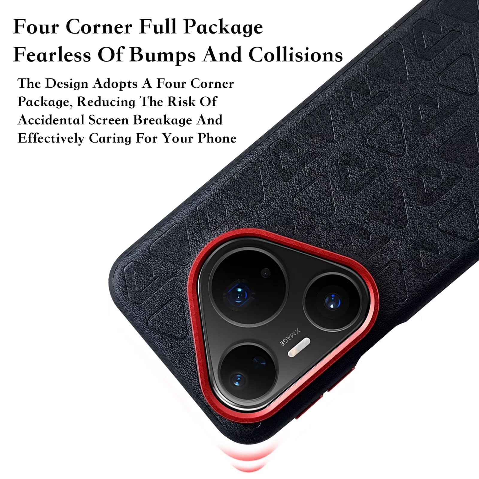 for Huawei Pura 80 Pro Case, Plain Leather Cell Phone Case,Anti Drop,360° Full Coverage Shockproof Phone Case Compatible with Huawei Pura 80 Pro ﻿ Khaki