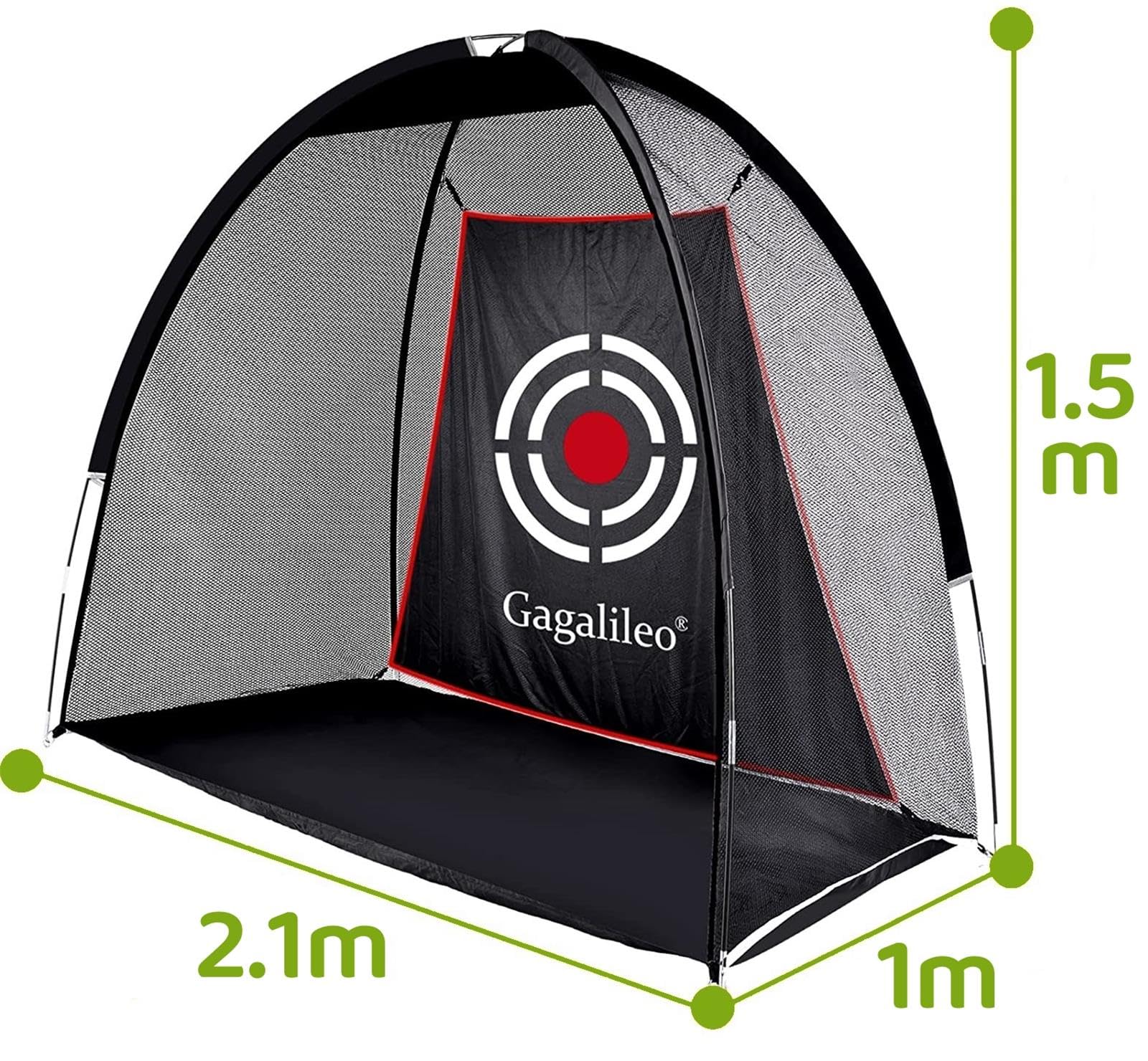 Amazon | Gagalileo ゴルフネット 2x1.5x1m 室内屋外 練習用ネット 