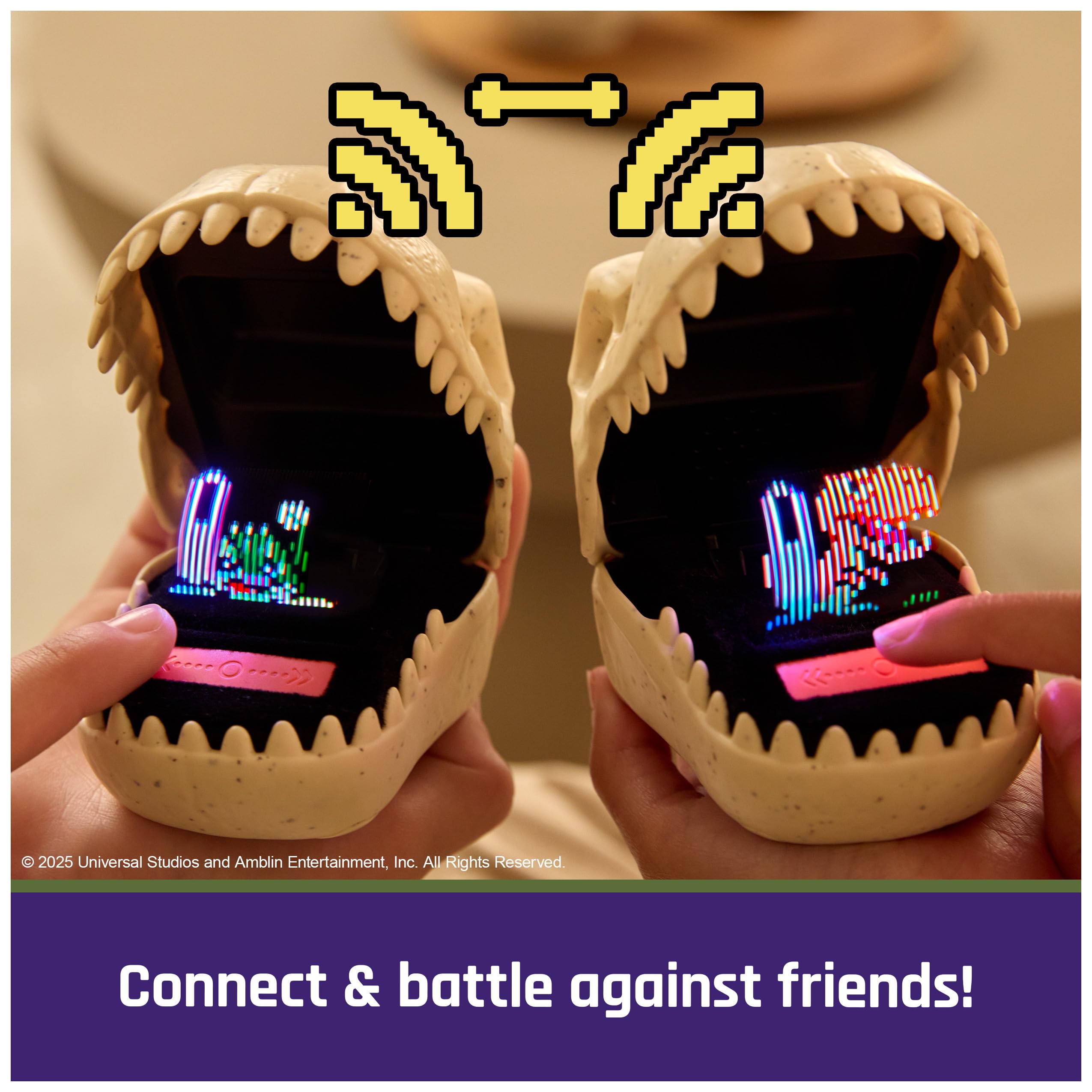 Jurassic World Interactive Dinosaur Toy with 25 Dinosaurs Inside, Reacts to Touch, Pods Connect & Interact, Digital Pet Kids Toys for Ages 5 and up