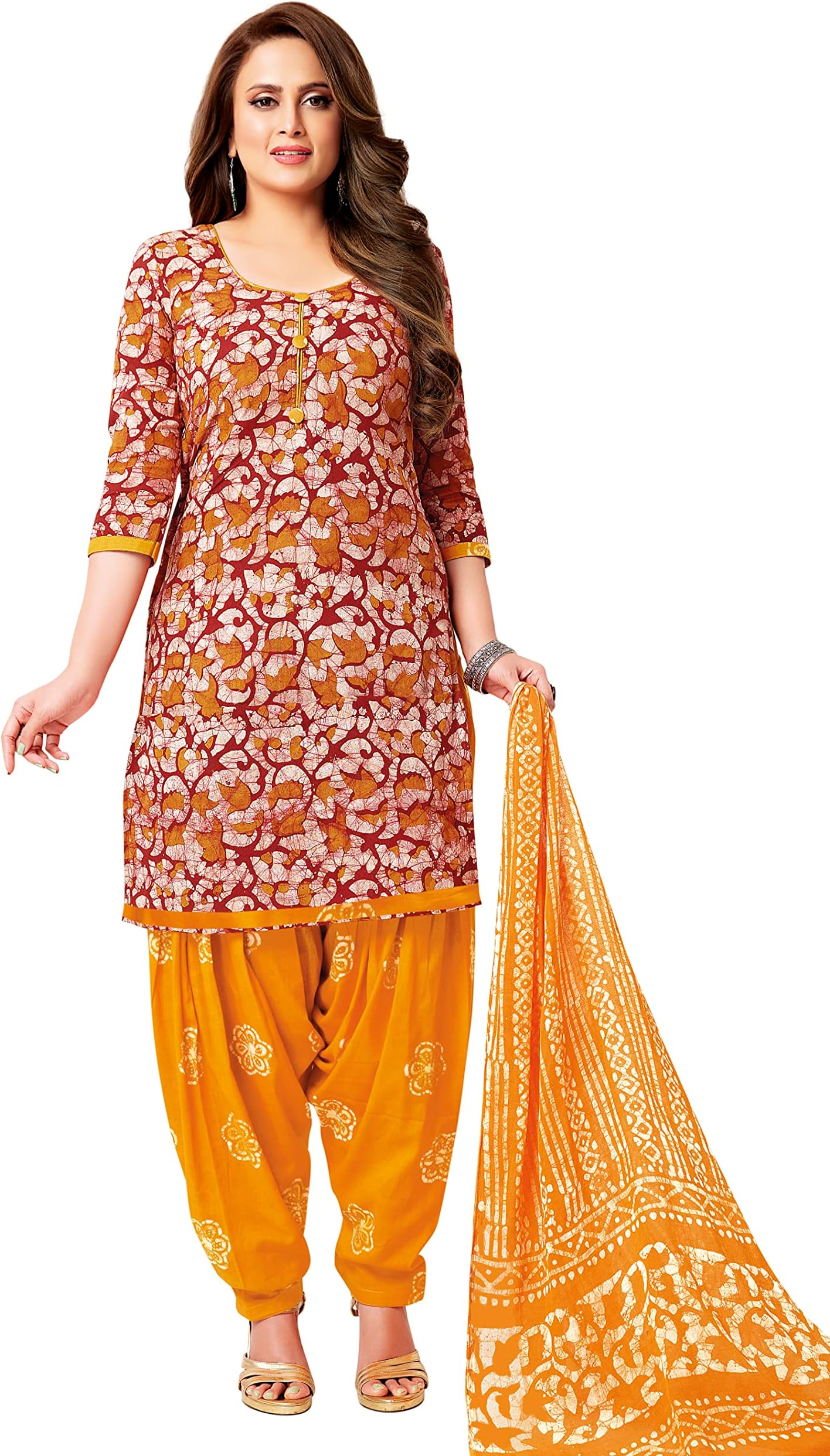 Cotton Printed Readymade Salwar Suit For Women (MIRAANSANBAT511)