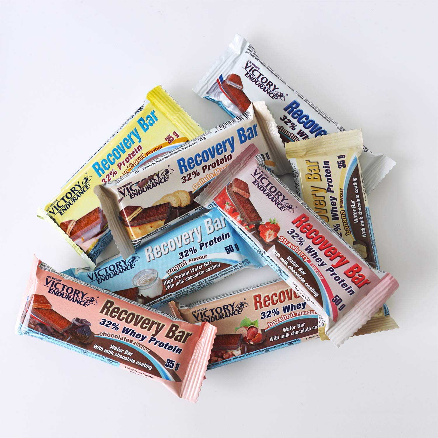 Victory Endurance - Recovery BAR - 50 g - Biscotti Marie e Crema, Scatola da 12 Unitá