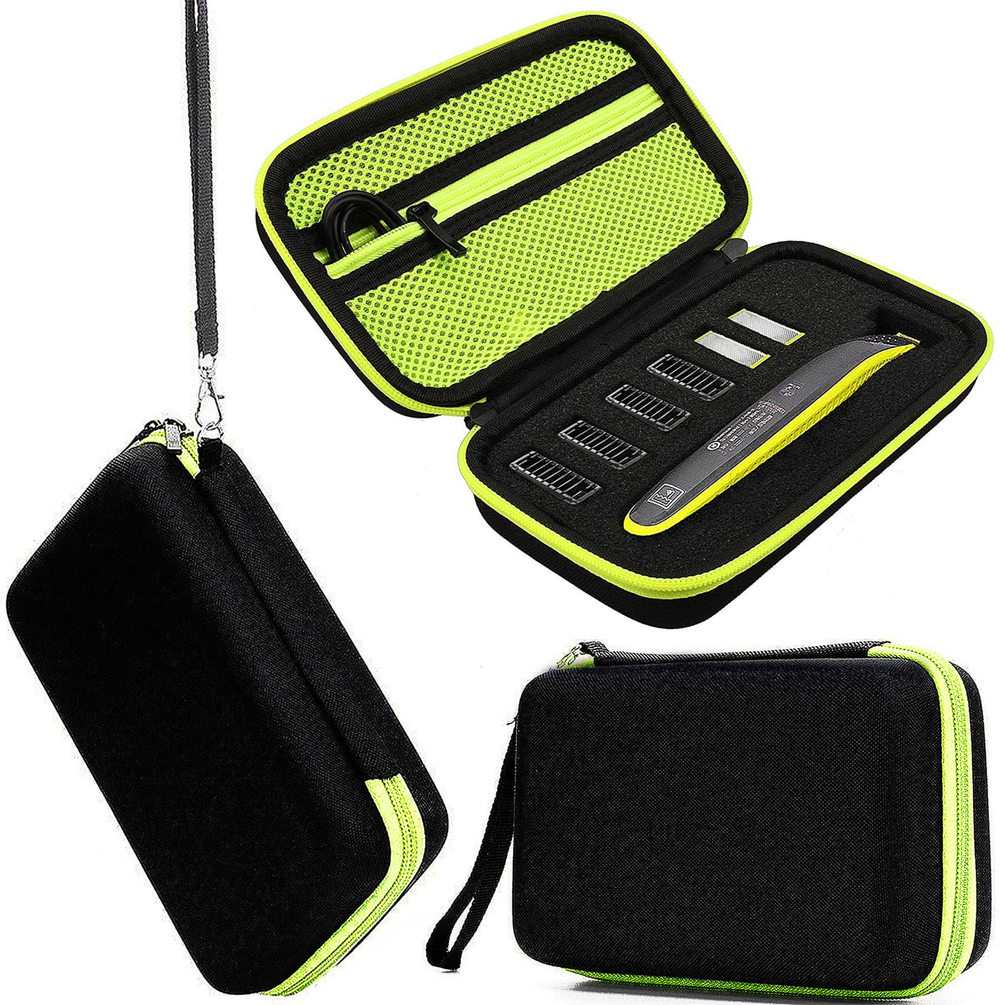 Etui na golarkę elektryczną dla Philips 360 Face & Body QP2724/31 QP2734/30 QP6552/30 QP6551/30 QP2824/30 torba podróżna (z gąbką)