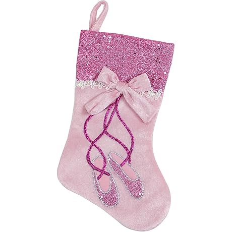 Northlight L85540 Christmas Decor - Ballerina Figurine in Stocking