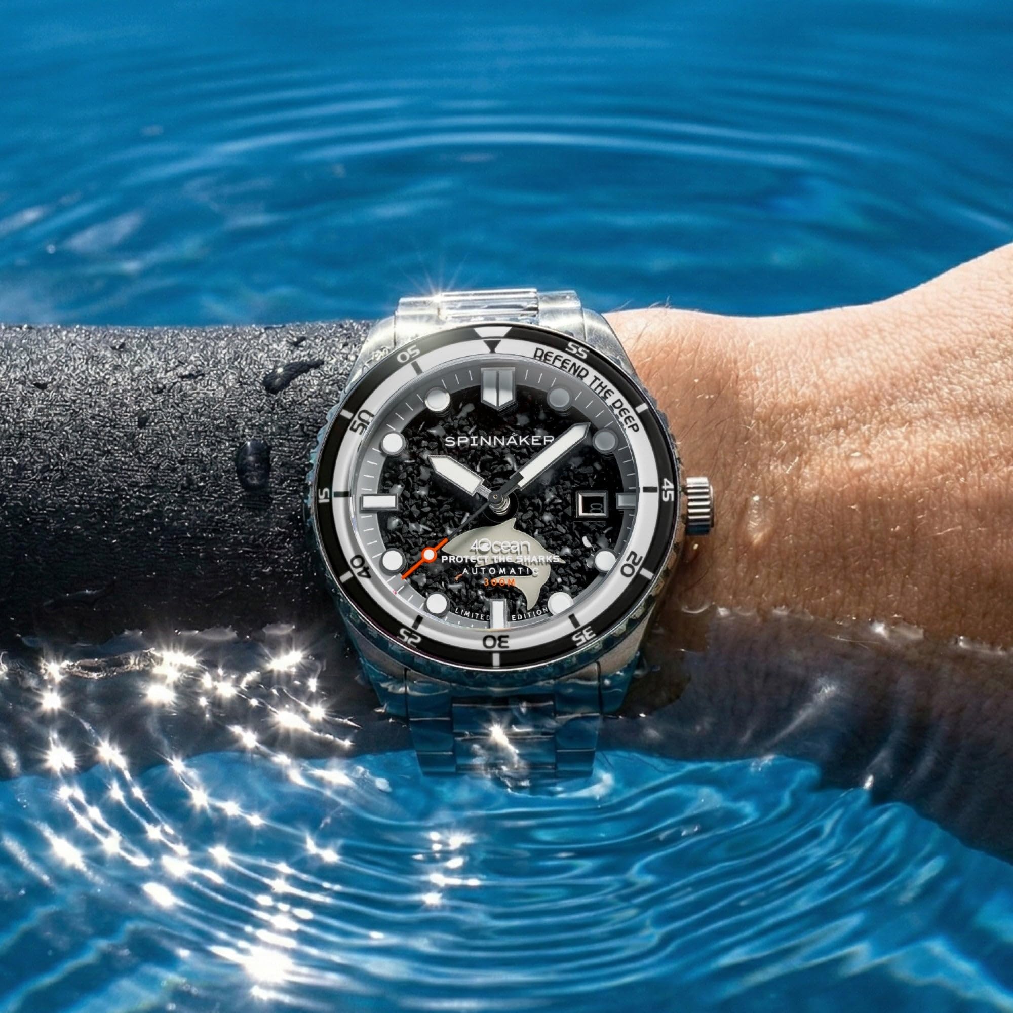 Spinnaker HASS Automatik 4 Ocean Herren Armbanduhr mit massivem Edelstahlarmband SP-5172