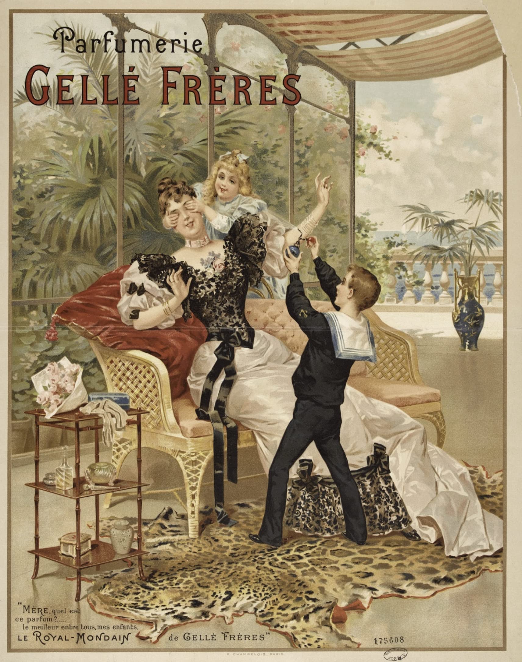 Perfumerie Gellé Frères Poster Reproduction 50 x 70 cm Luxury Paper 300 g – HD Digital File Sale Possible