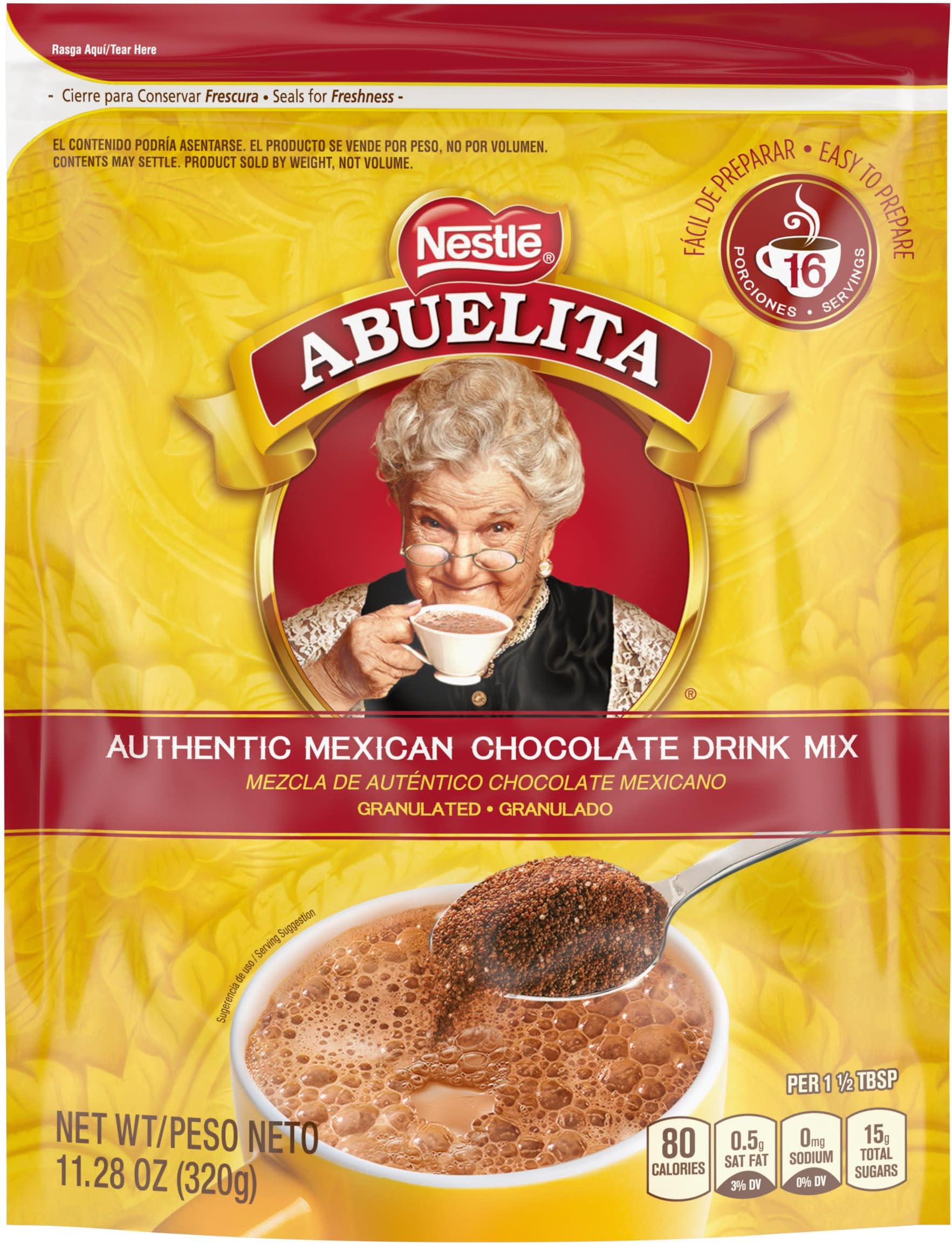 Amazon.com : Nestle Abuelita Authentic Mexican Hot Chocolate Granulated