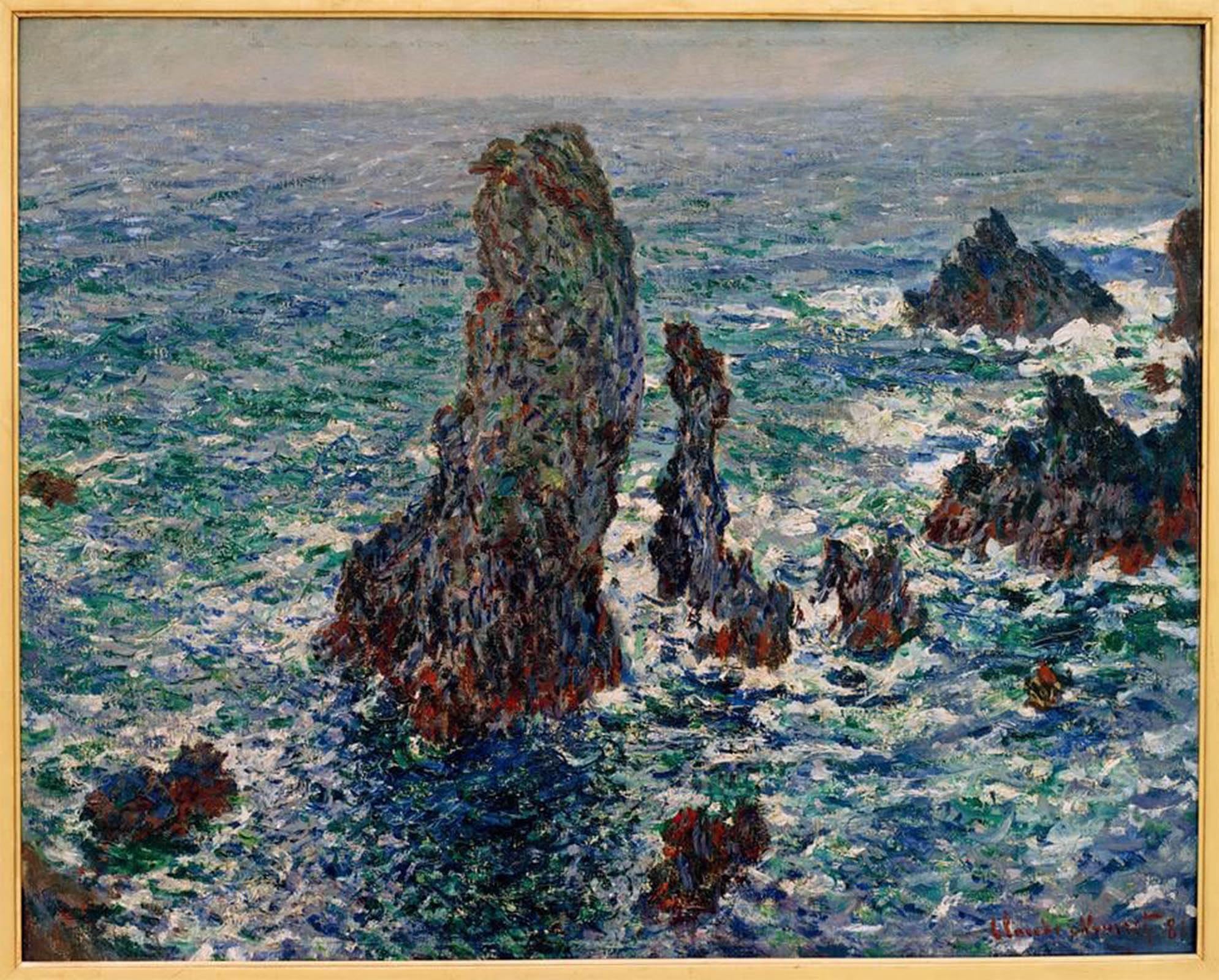 Cuadro en lienzo de Claude Monet para decorar salones modernos, 60x90cm 5