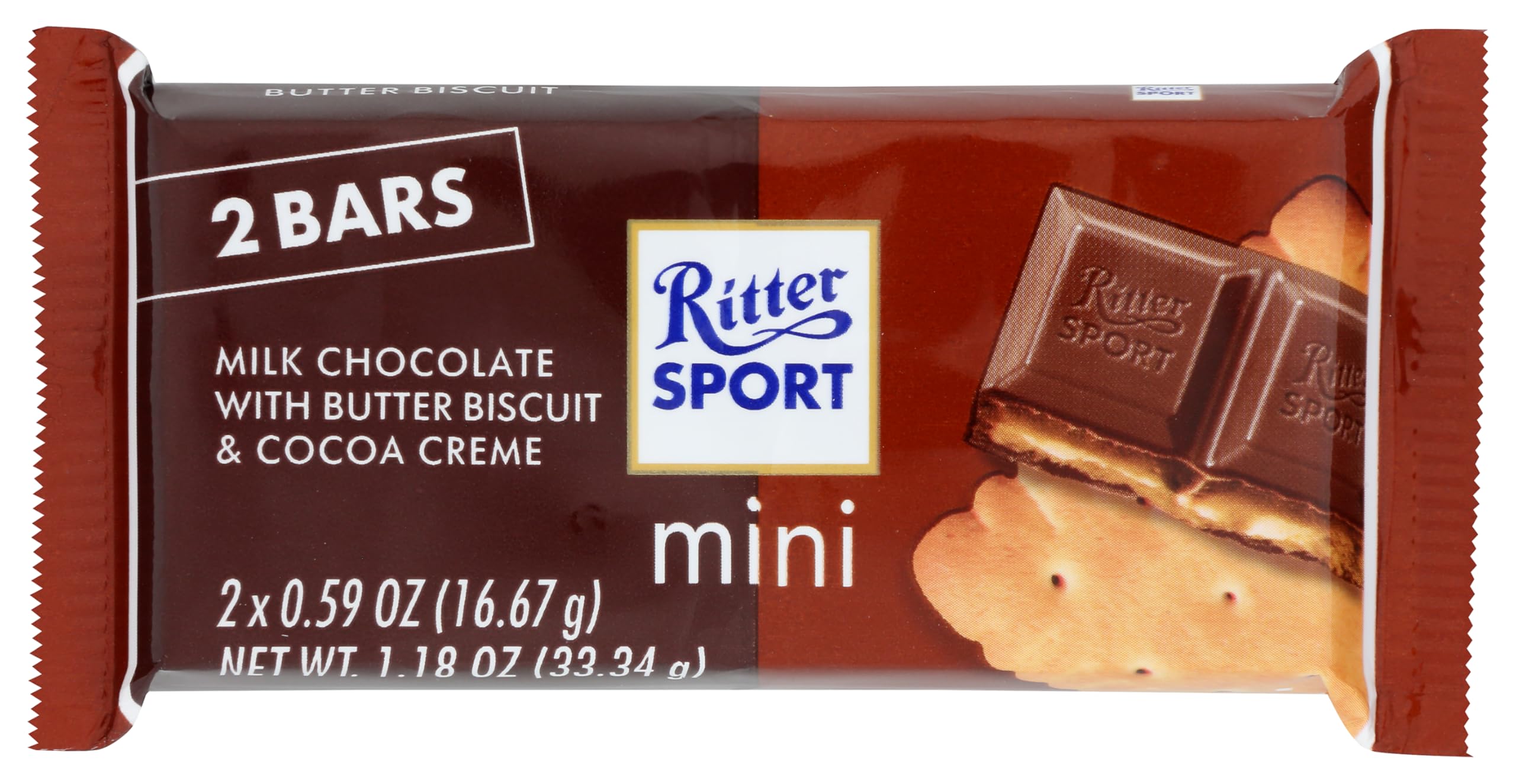 Ritter Sport Changemaker Butter Biscuit, 36 Count