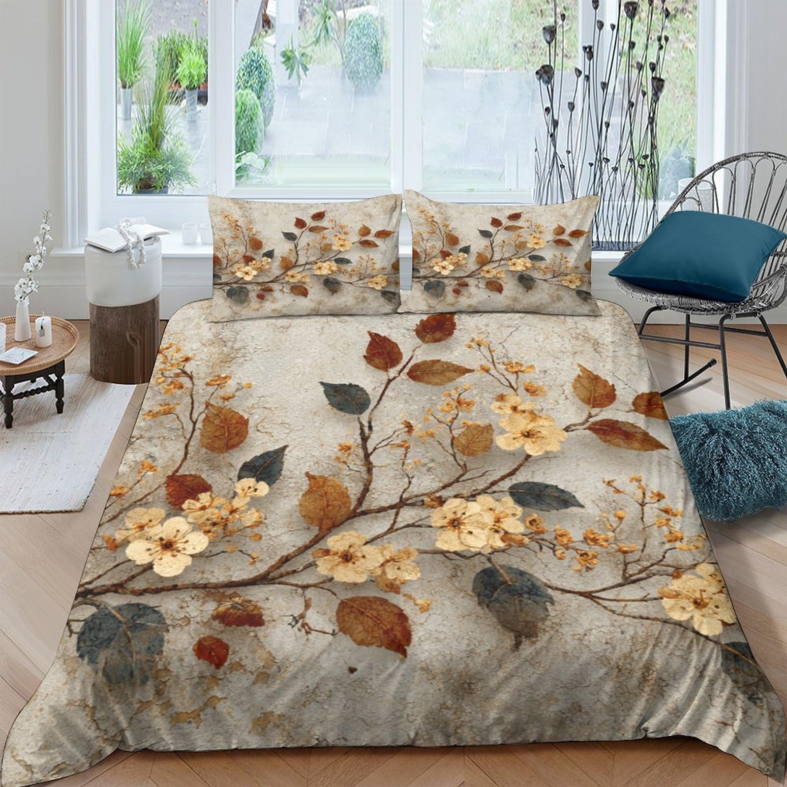 Housse de couette respirante 200x200 parure de lit zippée anti-transpirante