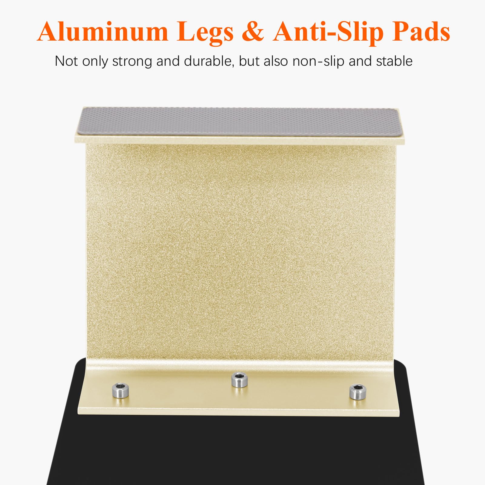 Cleanable Arm Rest for Nails Tech Waterproof Nail Arm Rest Stand Manicure Hand Rest with Non-Slip Aluminum Alloy Legs - Image 3