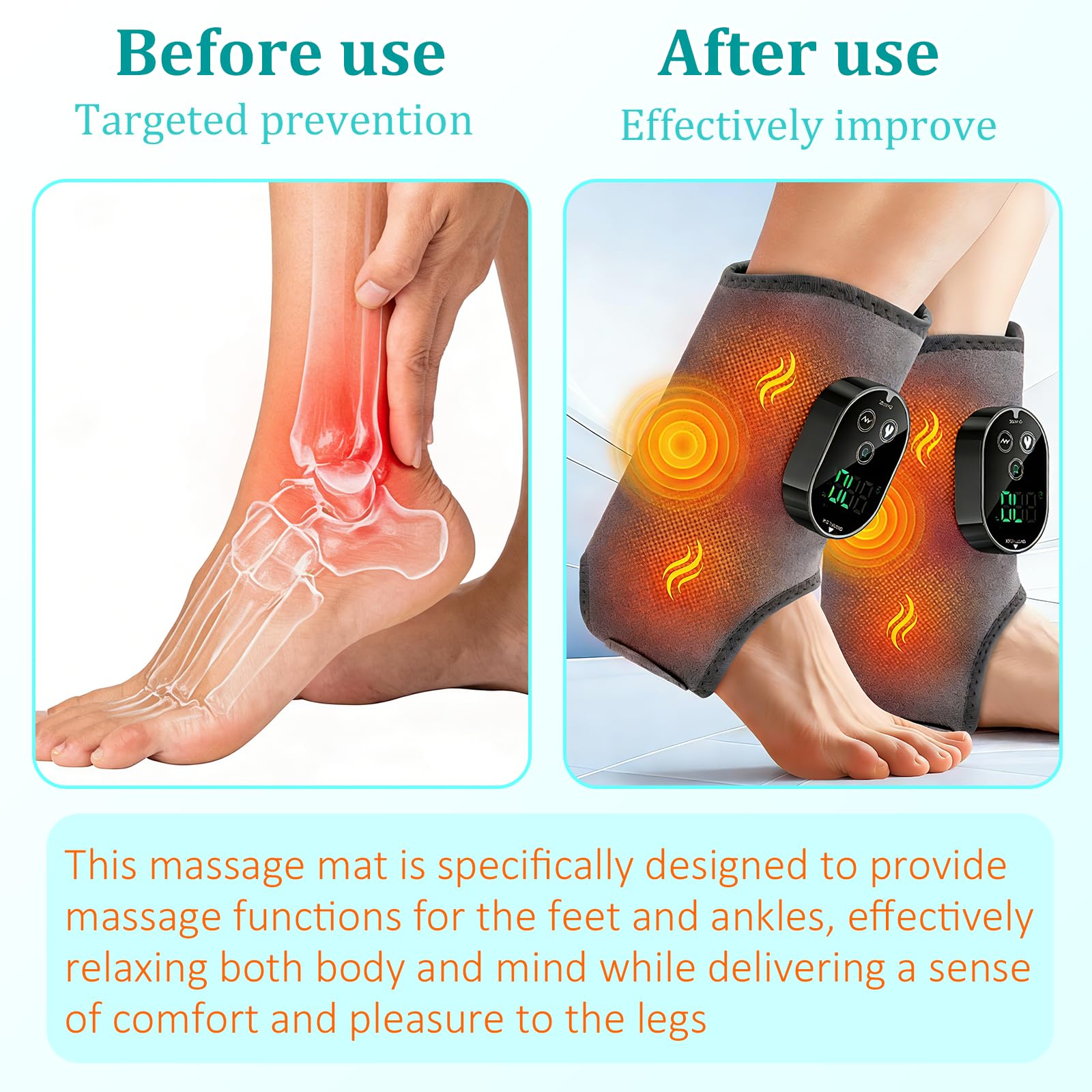 4-In-1-Fußmassagegerät, Fussmassagegerät, Foot Massager, Massagegerät