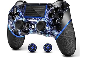AceGamer Wireless PS4 Controller: Enhanced Gaming with Custom Design and Non-Slip Grip!
