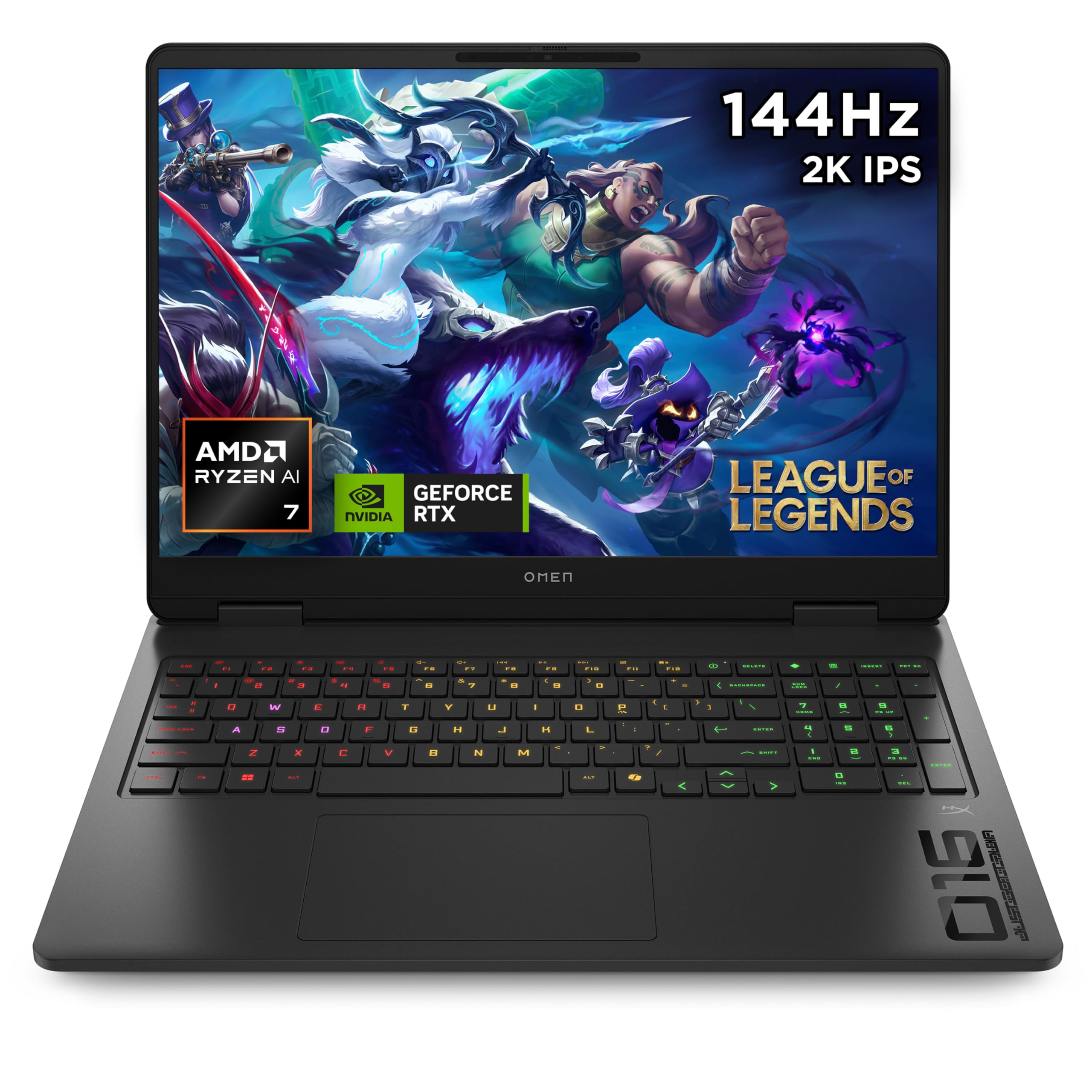 HP HP OMEN 16" Gaming Laptop | AMD Ryzen AI 7 350 Processor | 16GB RAM | 1TB SSD | NVIDIA GeForce RTX 5050 | 144 Hz 2K IPS Anti-gla