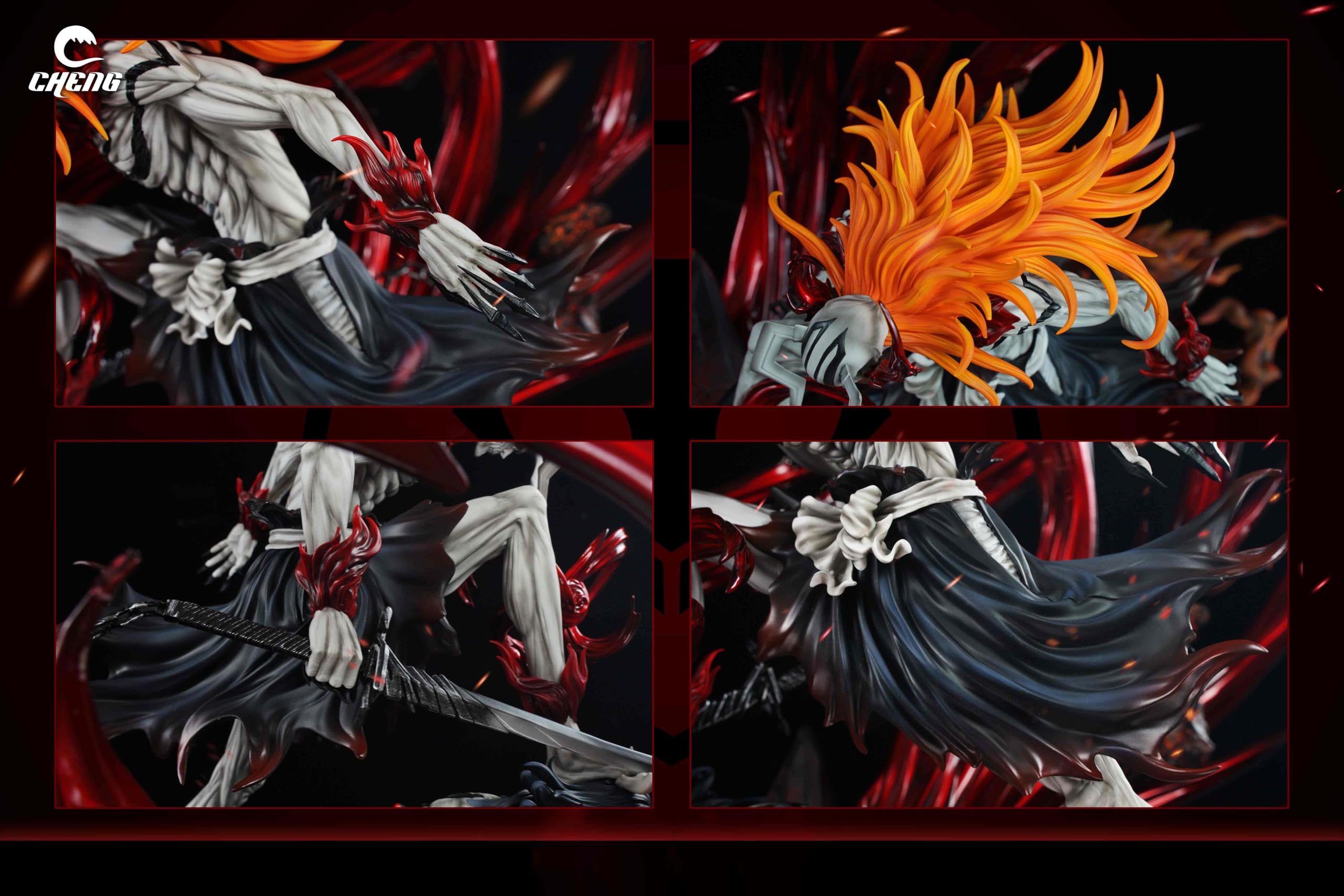 Amazon.co.jp: 黒崎一護VSウルキオラ・シファー フィギュア 1/6