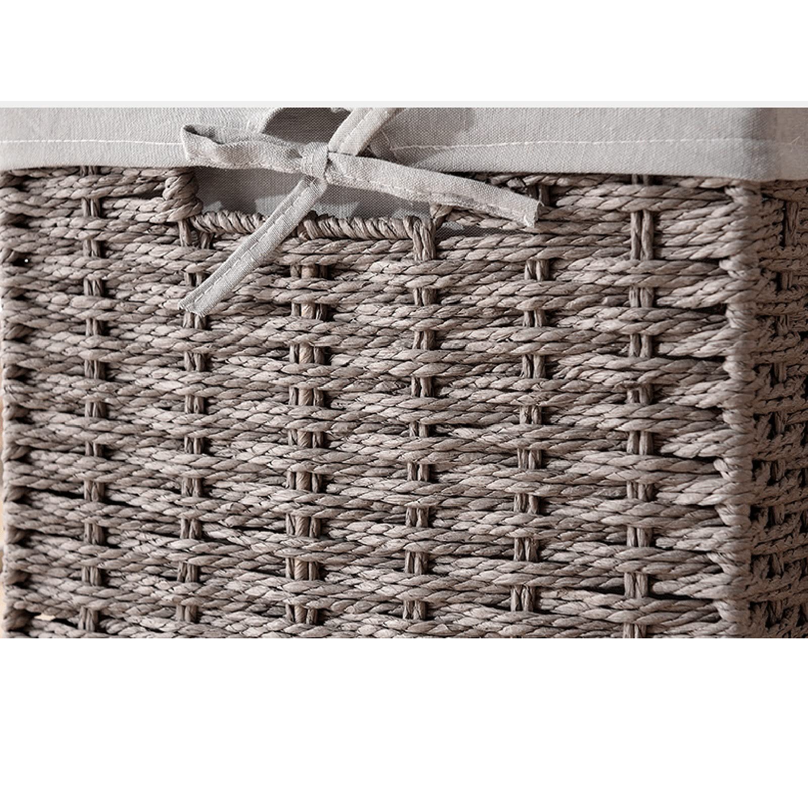 Cesto portaoggetti in tessuto per scrivania di casa per giocattoli e lingerie, 28 x 20 x 12 cm, elegante e funzionale, contenitore decorativo perfetto per il controllo del disordine