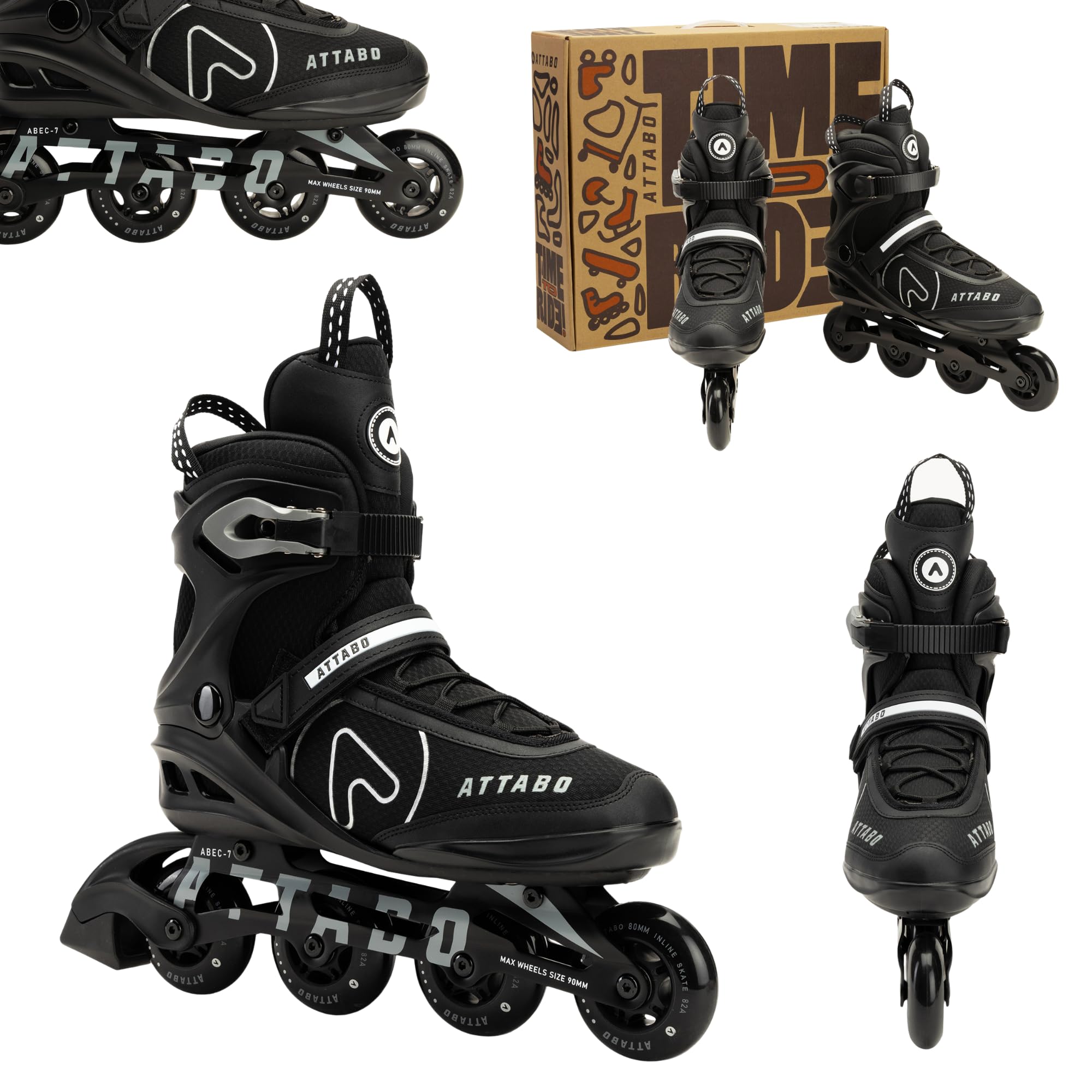 ATTABO Rolki Bricker Fitness - Pattini a rotelle Unisex Adulto