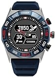 CZ Smart PQ2 Hybrid Smartwatch with YouQ Wellness app Featuring IBM Watson® AI and NASA Research, Black and White Customizable Display, Bluetooth, HR, Activity Tracker, 18-Day Battery Life