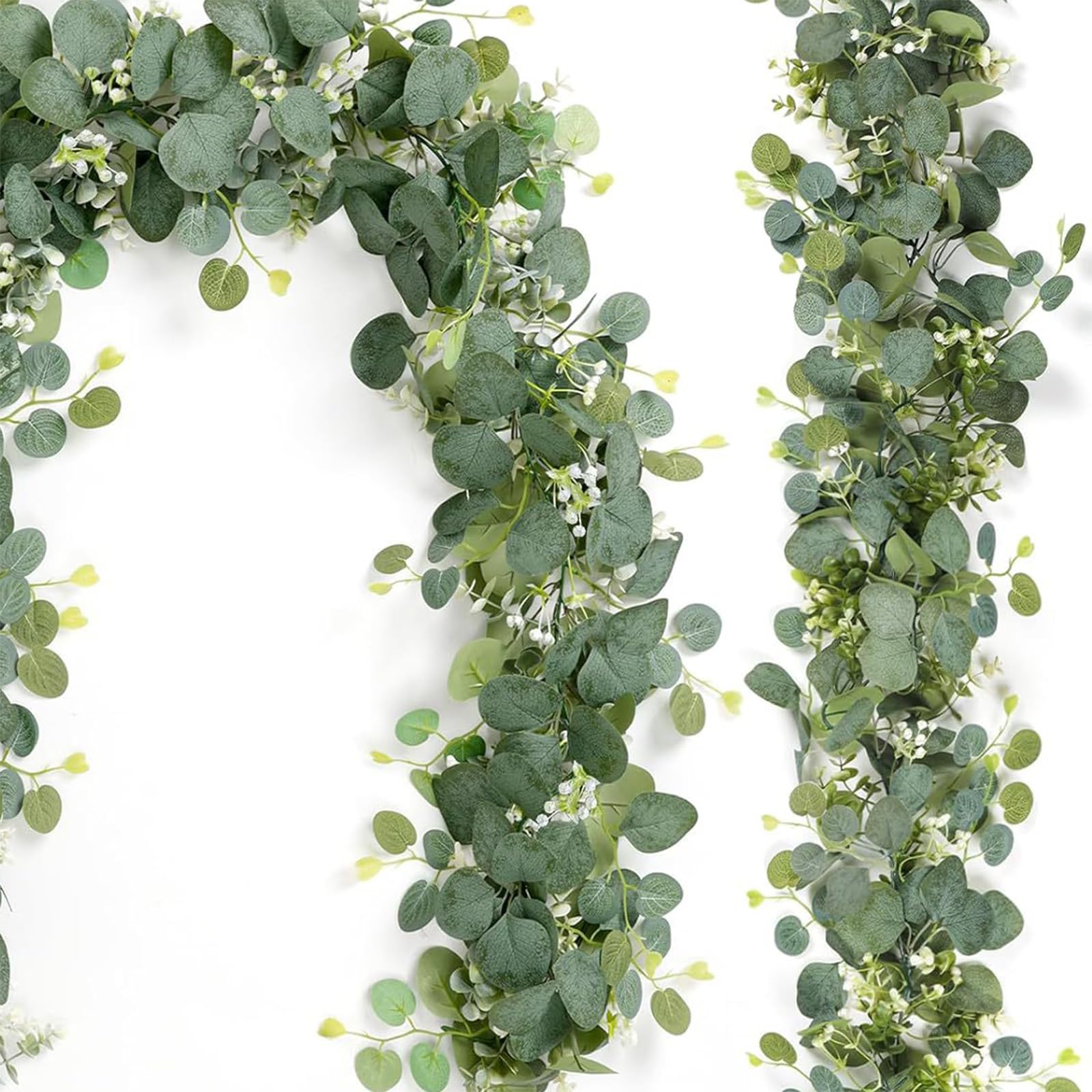 SOMYTING Kunstmatige eucalyptusbloem slinger van 2 cm met nep-roos bloem wijnstok gezaaid eucalyptusbladeren groen slinger voor bruiloft tafel achtergrond feest middelpunt kamerdecoratie (champagne SOMYTING Kunstmatige eucalyptusbloem slinger van 2 cm met nep-roos bloem wijnstok gezaaid eucalyptusbladeren groen slinger voor bruiloft tafel achtergrond feest middelpunt kamerdecoratie (champagne