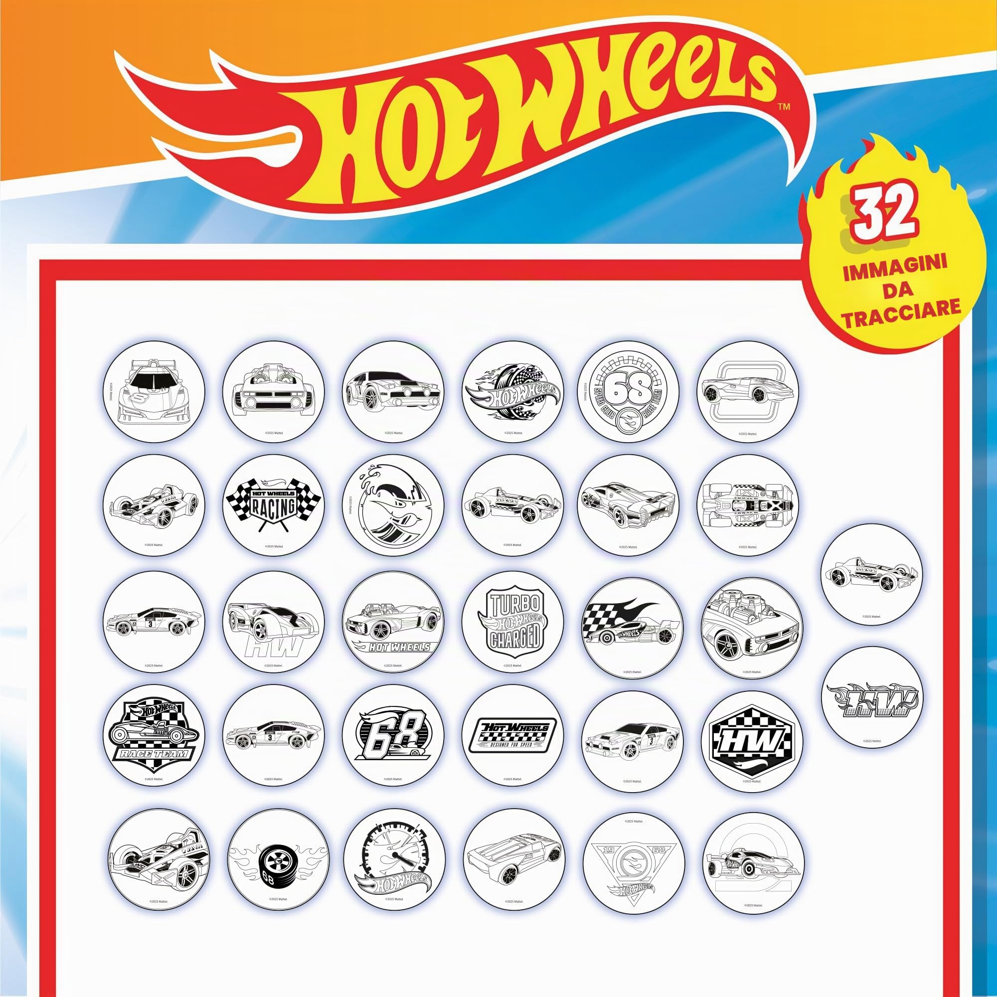 Lisciani - Proiettore Hot Wheels per Scuola di Disegno - Giocattoli educativi da Disegno per Bambini dai 5 Anni in su - Set di Disegno Creativo a LED - attività Senza Schermo - Abilità motorie