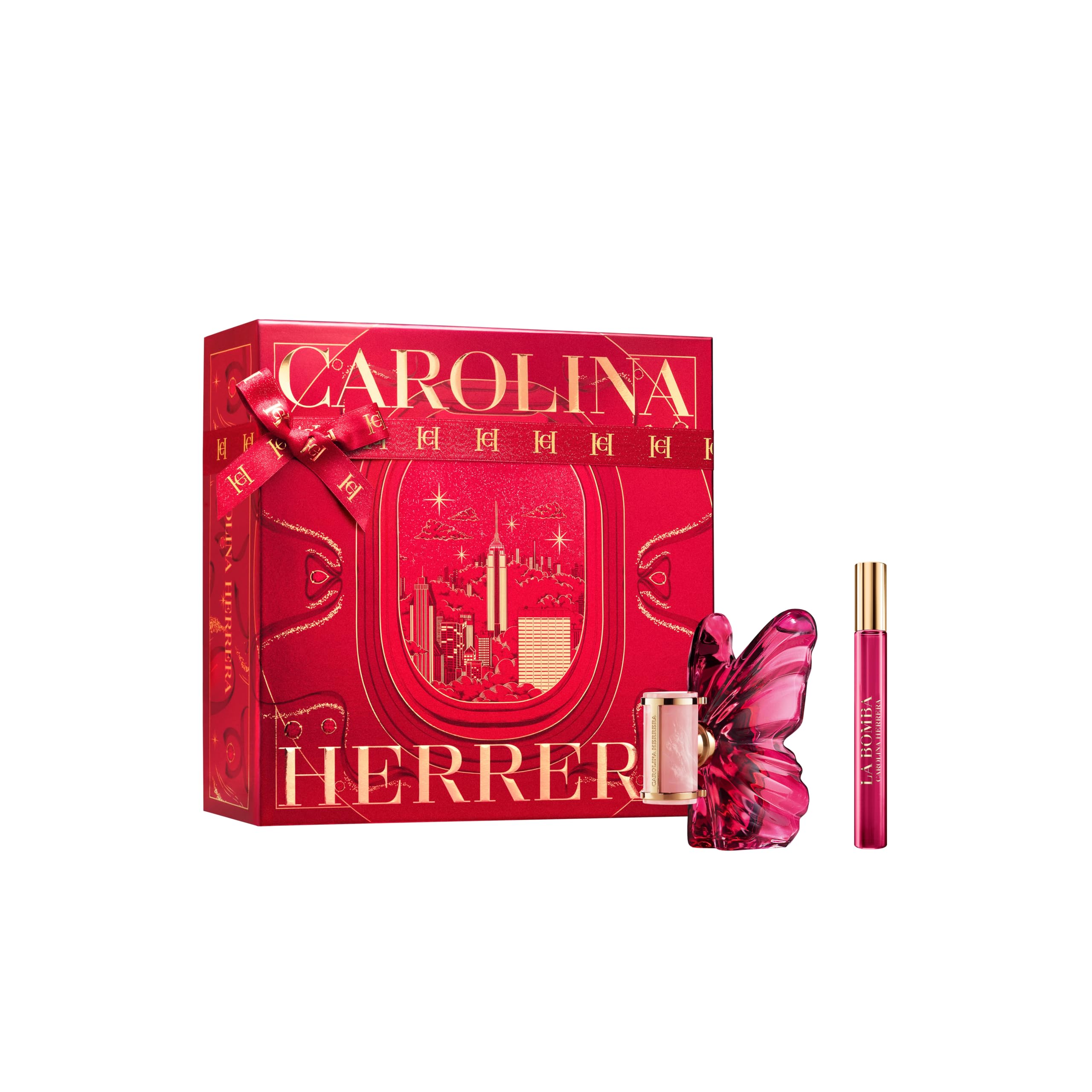 Carolina Herrera La Bomba Eau de Parfum 50ml Gift Set 2026 (Contains 50ml EDP and 10ml Travel Spray)