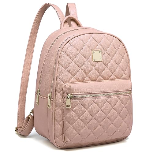 Myhozee Mini Backpack Purse for Girls, Women Fashion Backpacks Leather Casual Travel Small Daypacks for Teenage Pink - Princess Pink