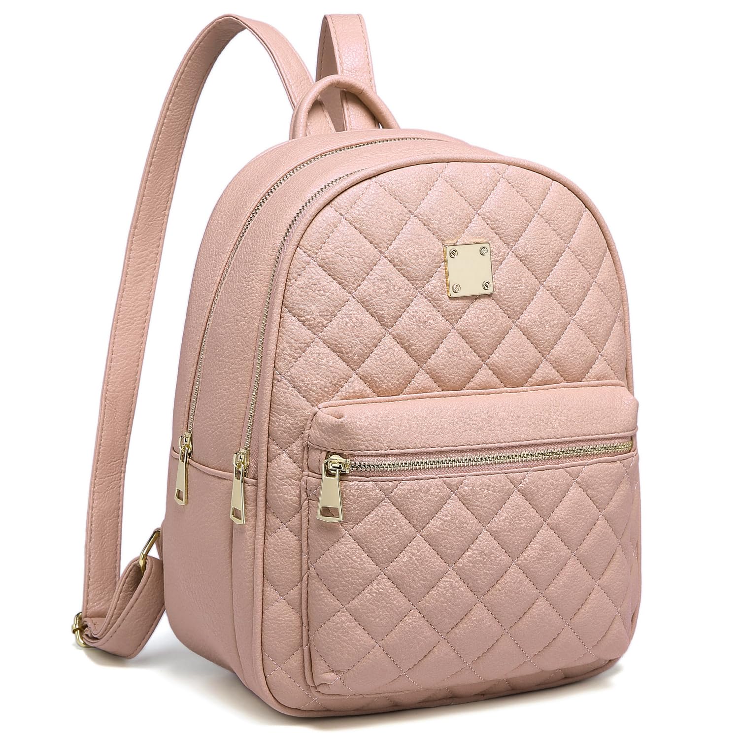Zaino Donna, Myhozee Borsa Zaino Donna Pelle PU Zainetto impermeabile Casual Nero Zaini Casual Daypack Backpack per Scuola Viaggio Lavoro Shopping